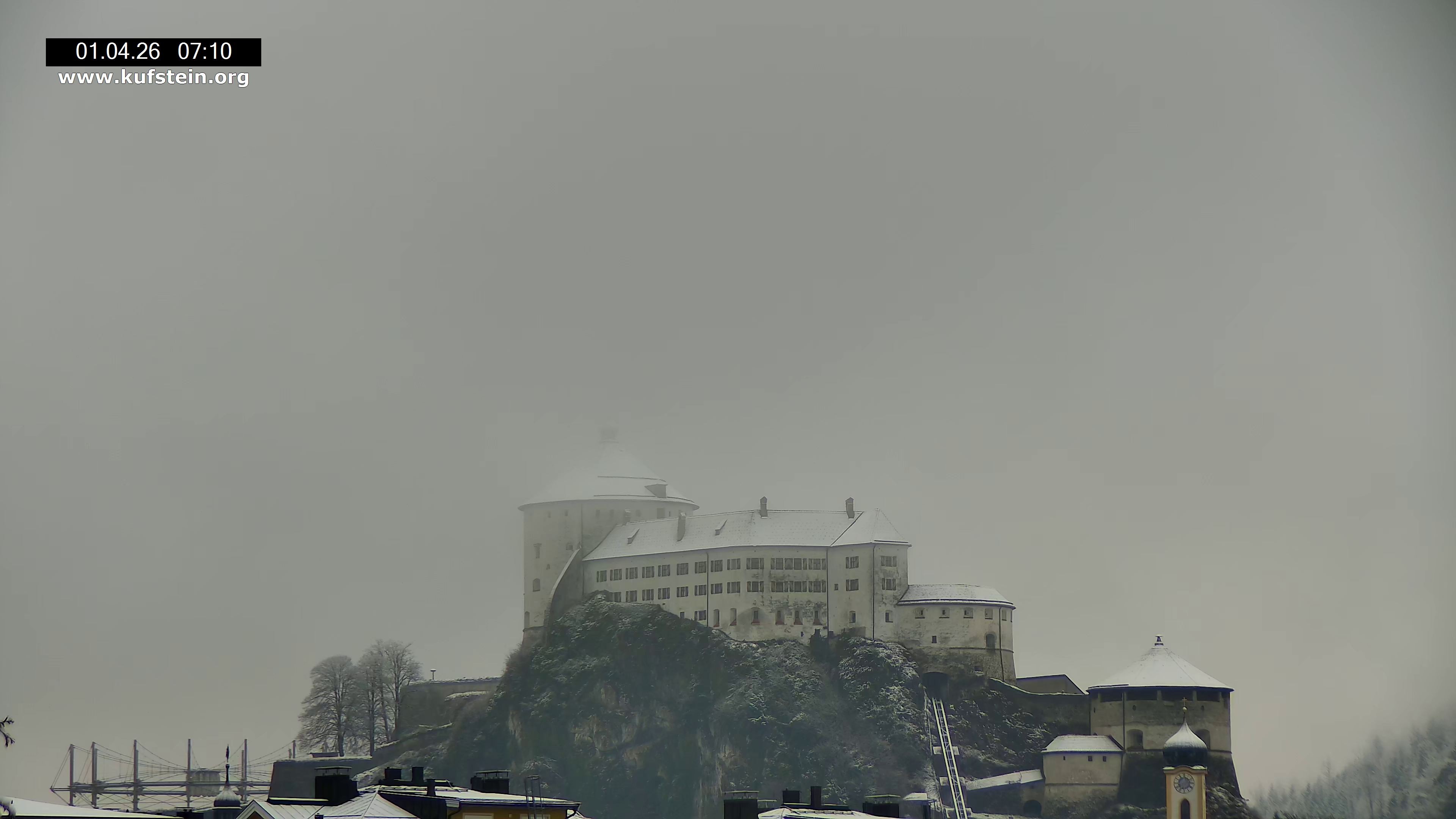Archiv Foto Webcam Festung Kufstein