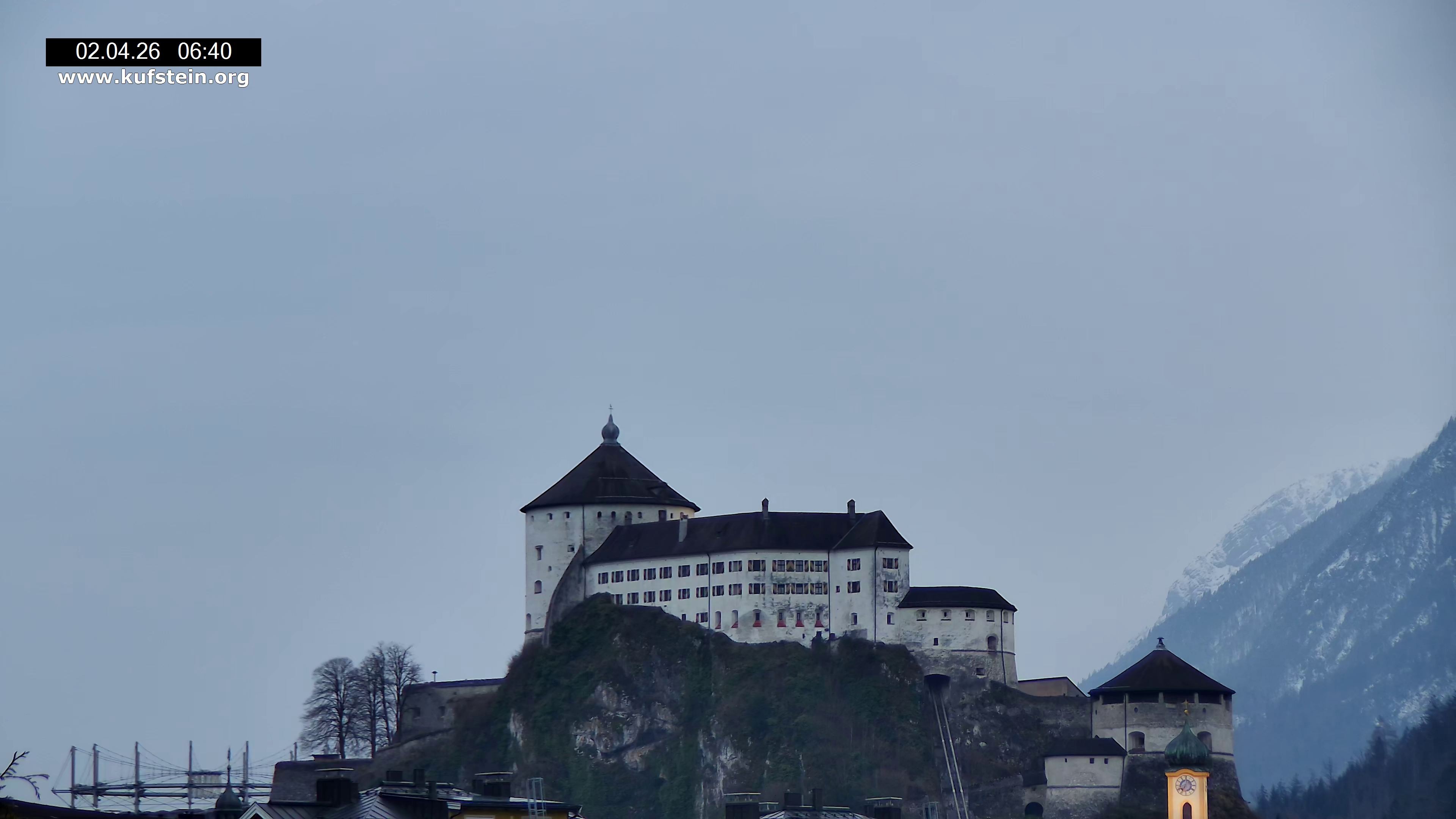 Archiv Foto Webcam Festung Kufstein