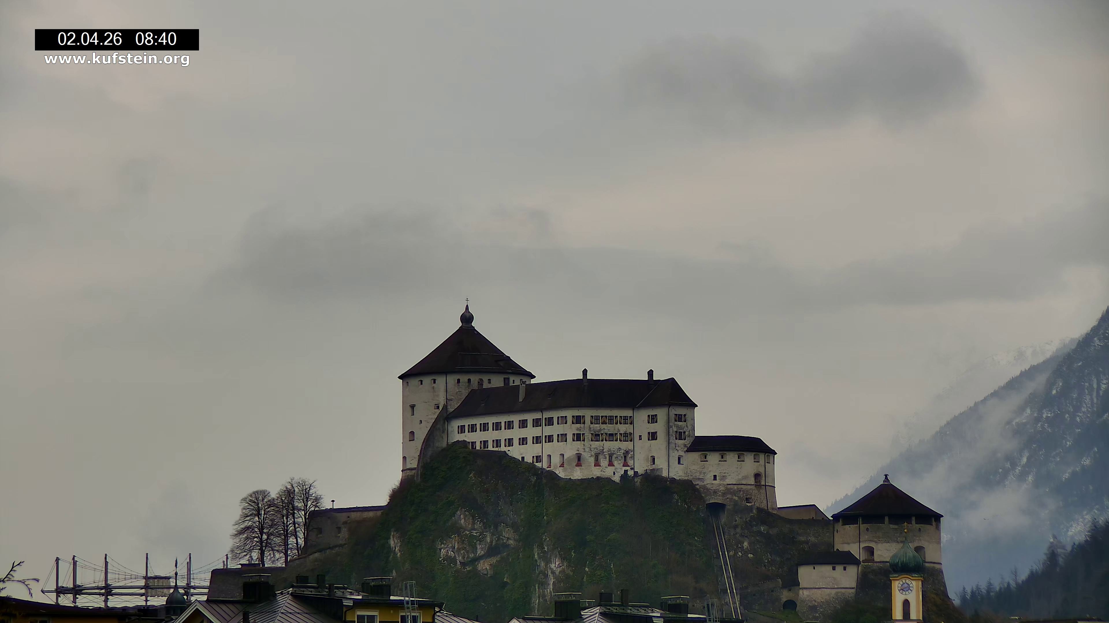 Archiv Foto Webcam Festung Kufstein