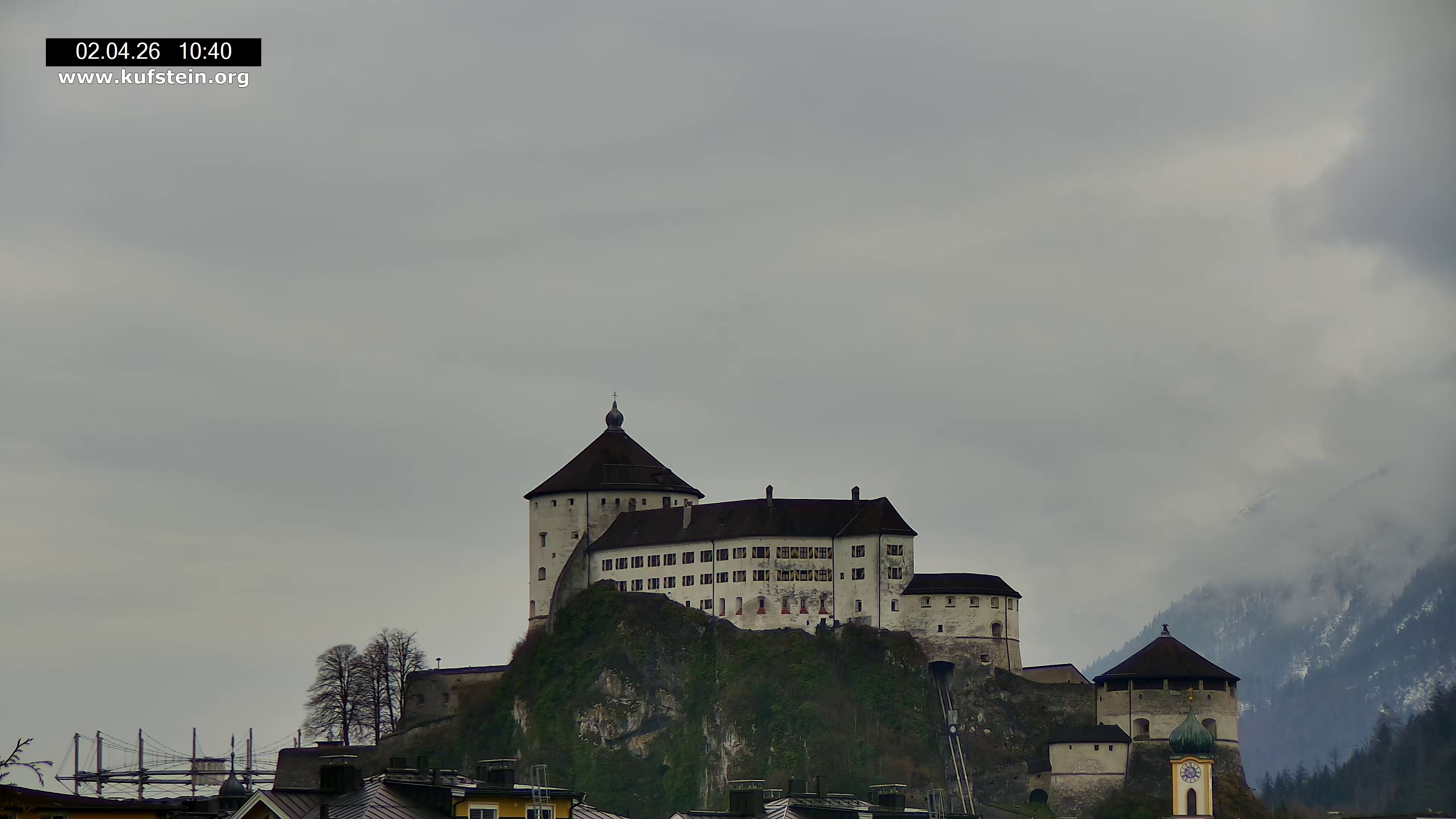 Archiv Foto Webcam Festung Kufstein