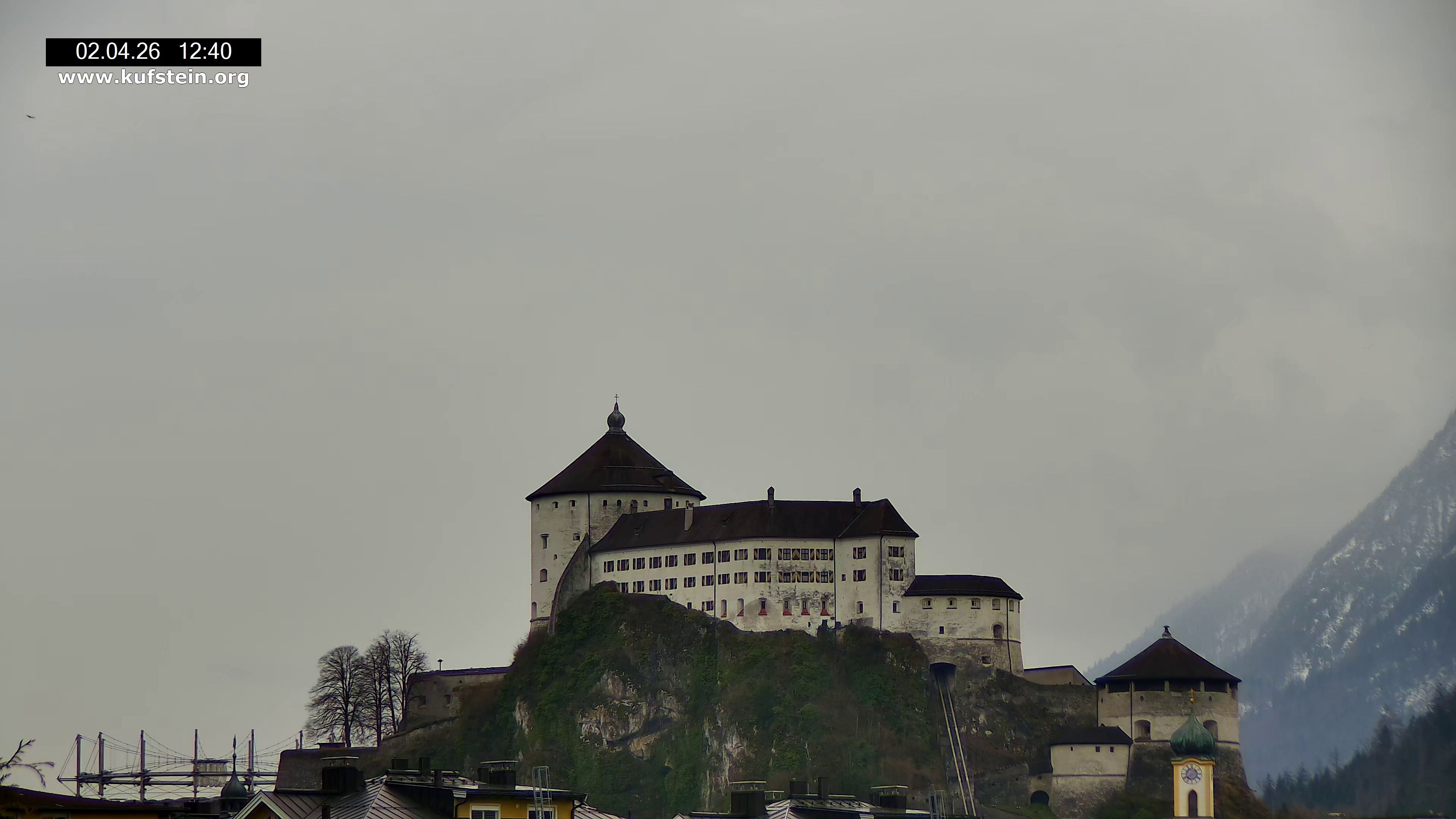 Archiv Foto Webcam Festung Kufstein