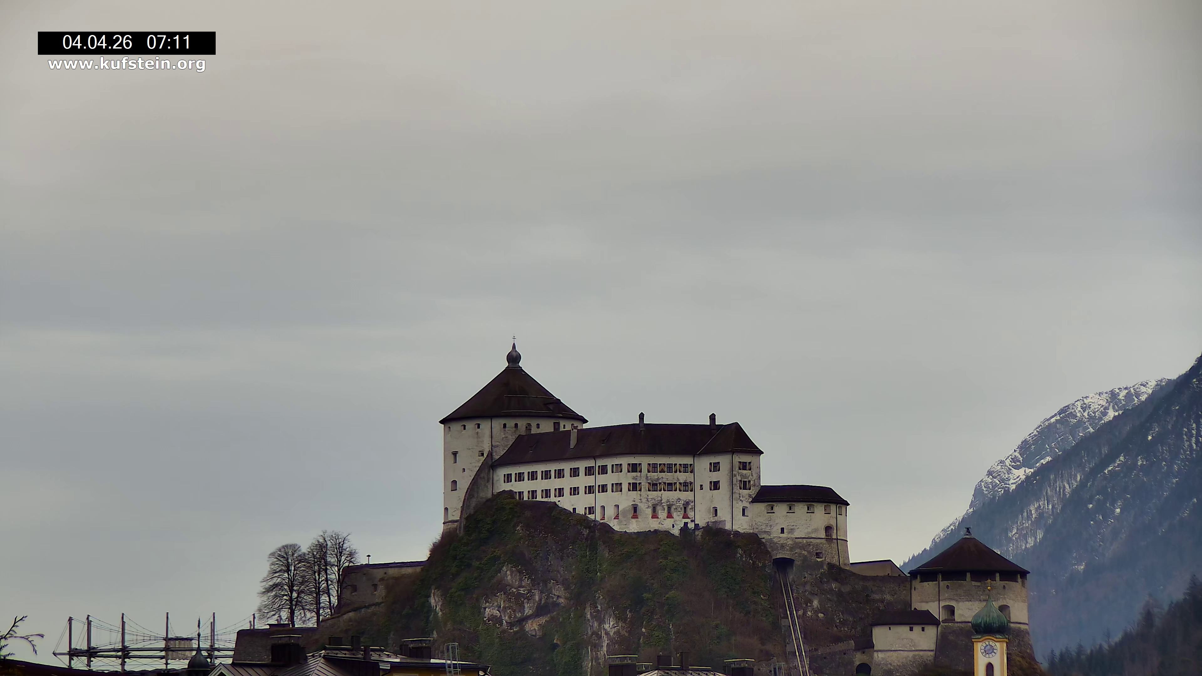 Archiv Foto Webcam Festung Kufstein