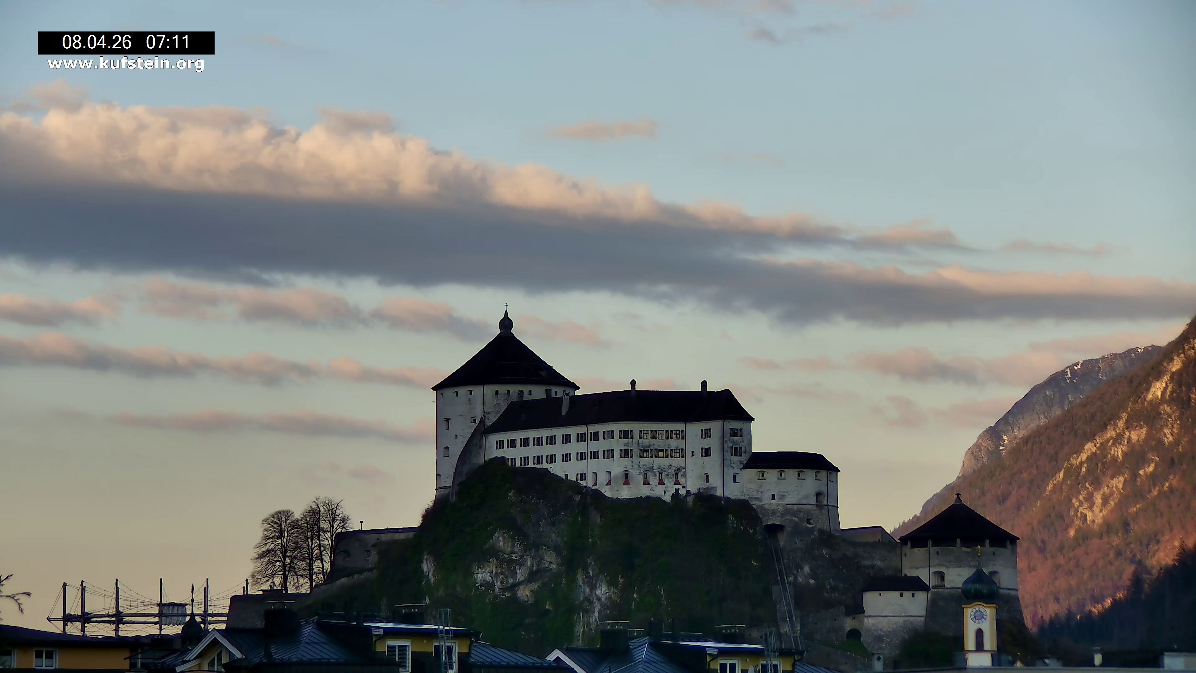 Archiv Foto Webcam Festung Kufstein