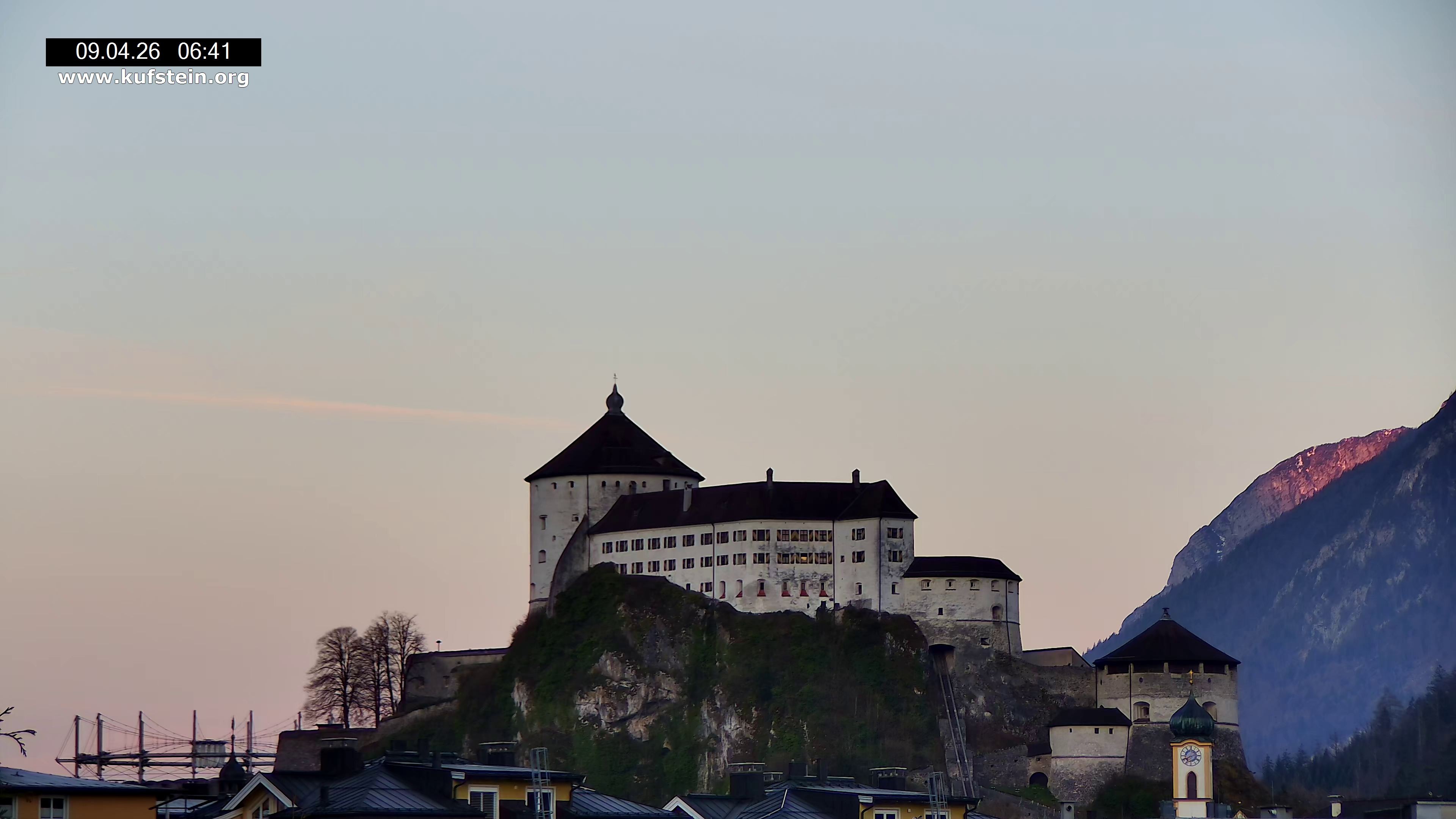Archiv Foto Webcam Festung Kufstein