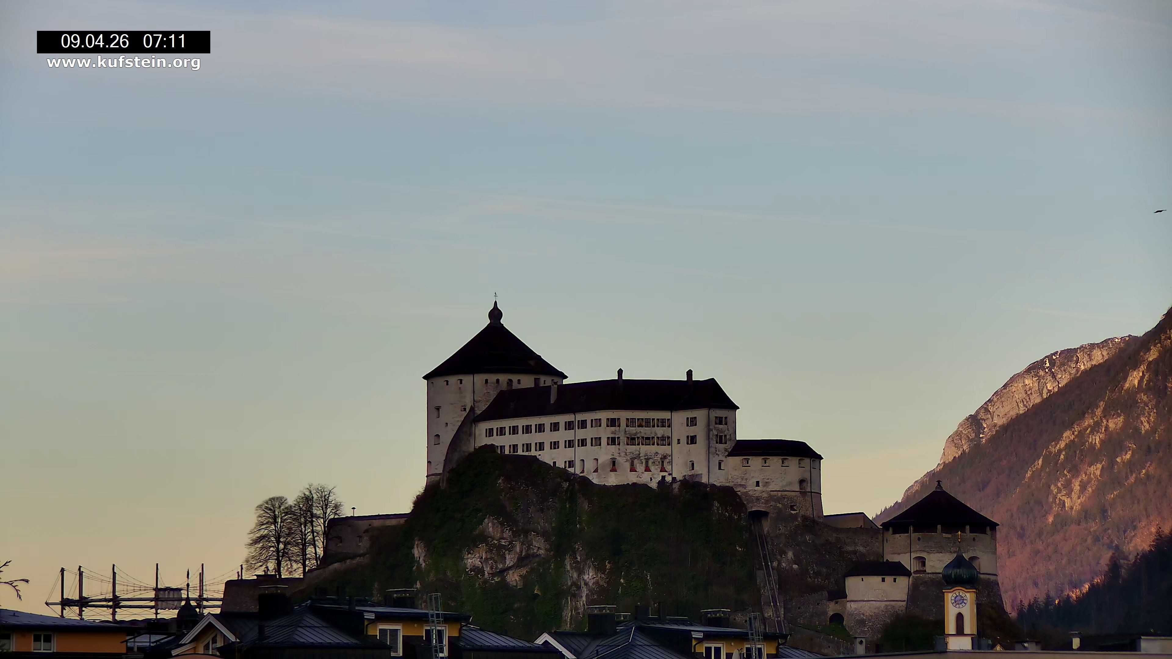 Archiv Foto Webcam Festung Kufstein