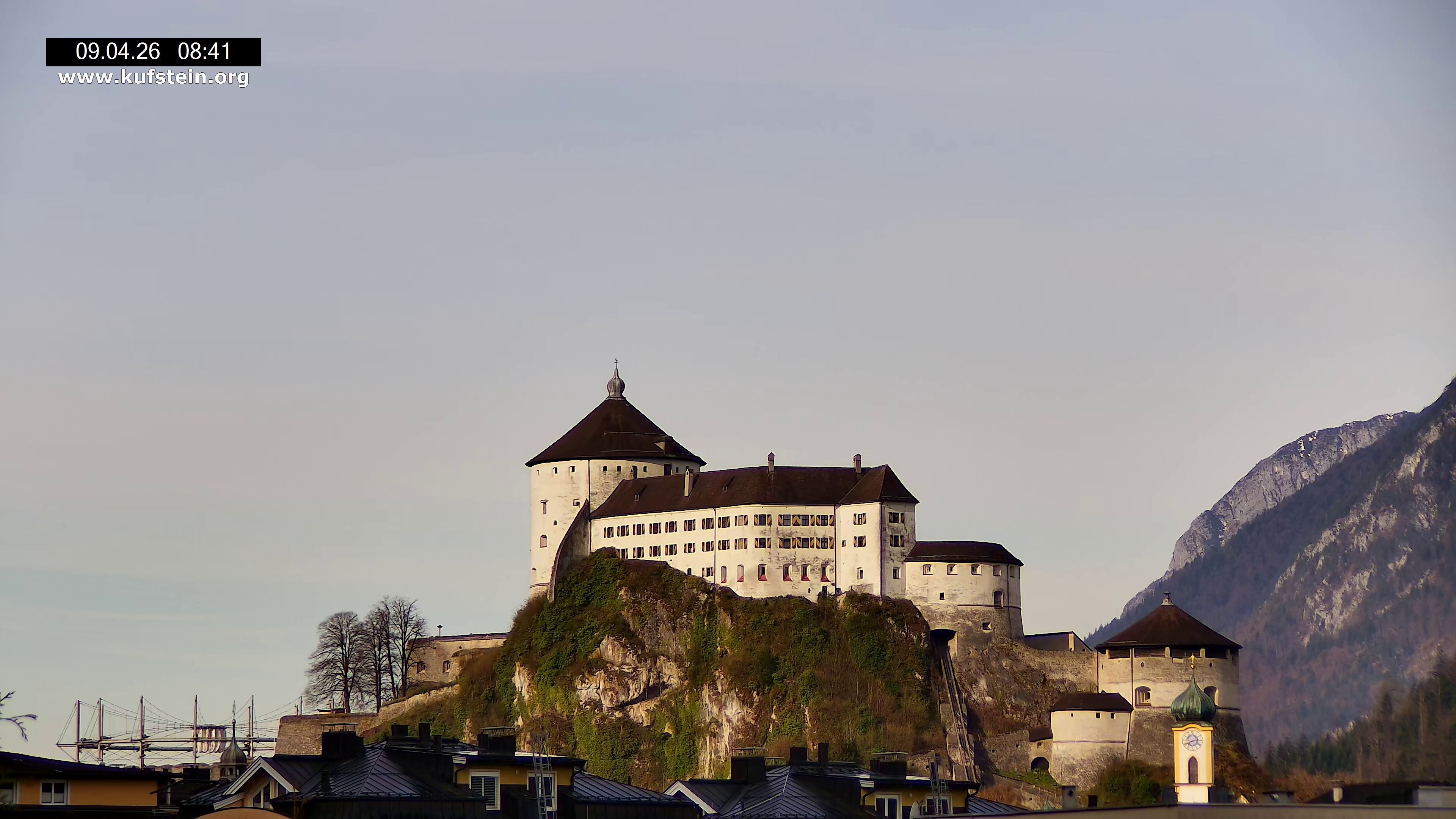 Archiv Foto Webcam Festung Kufstein