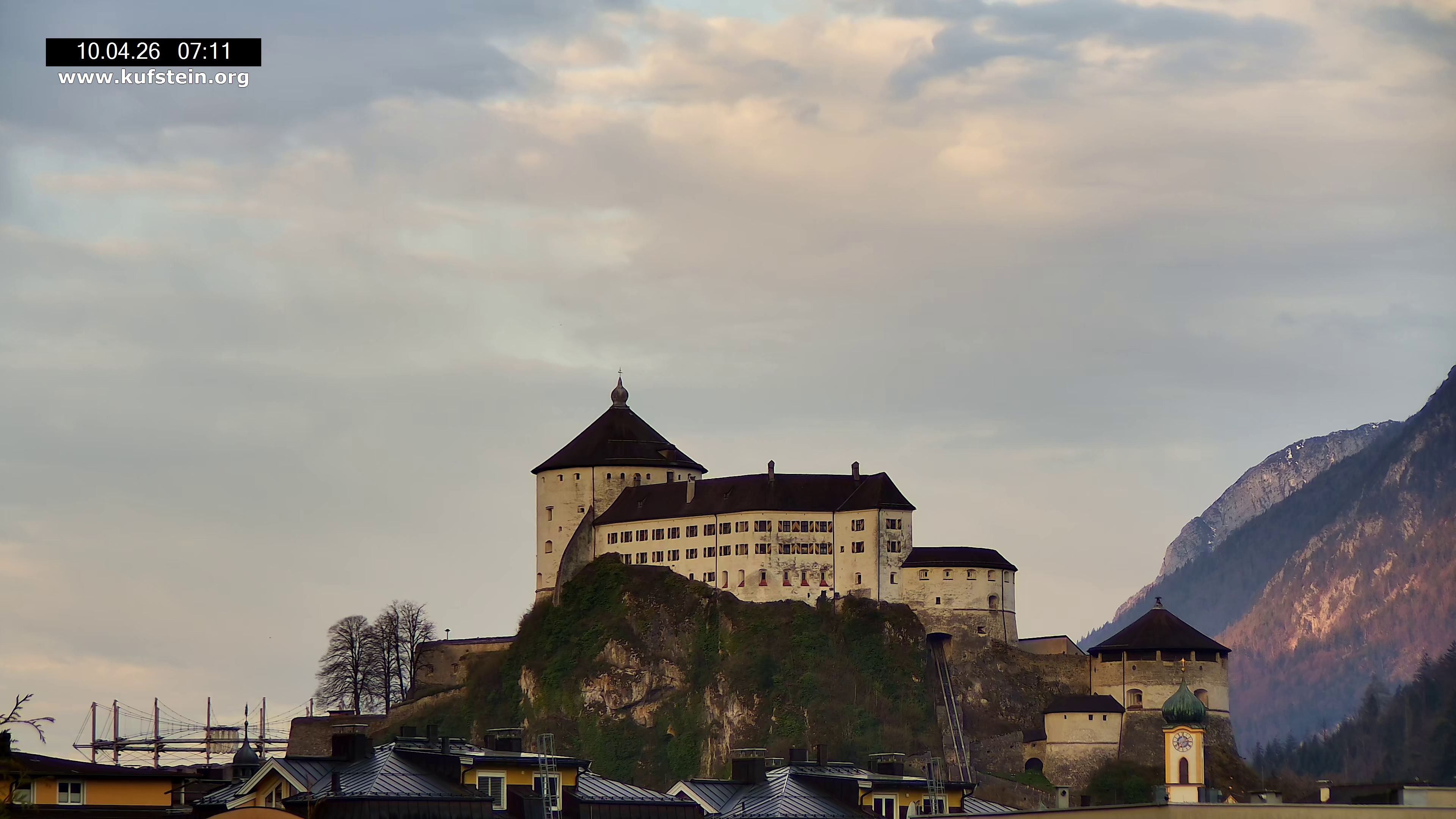 Archiv Foto Webcam Festung Kufstein
