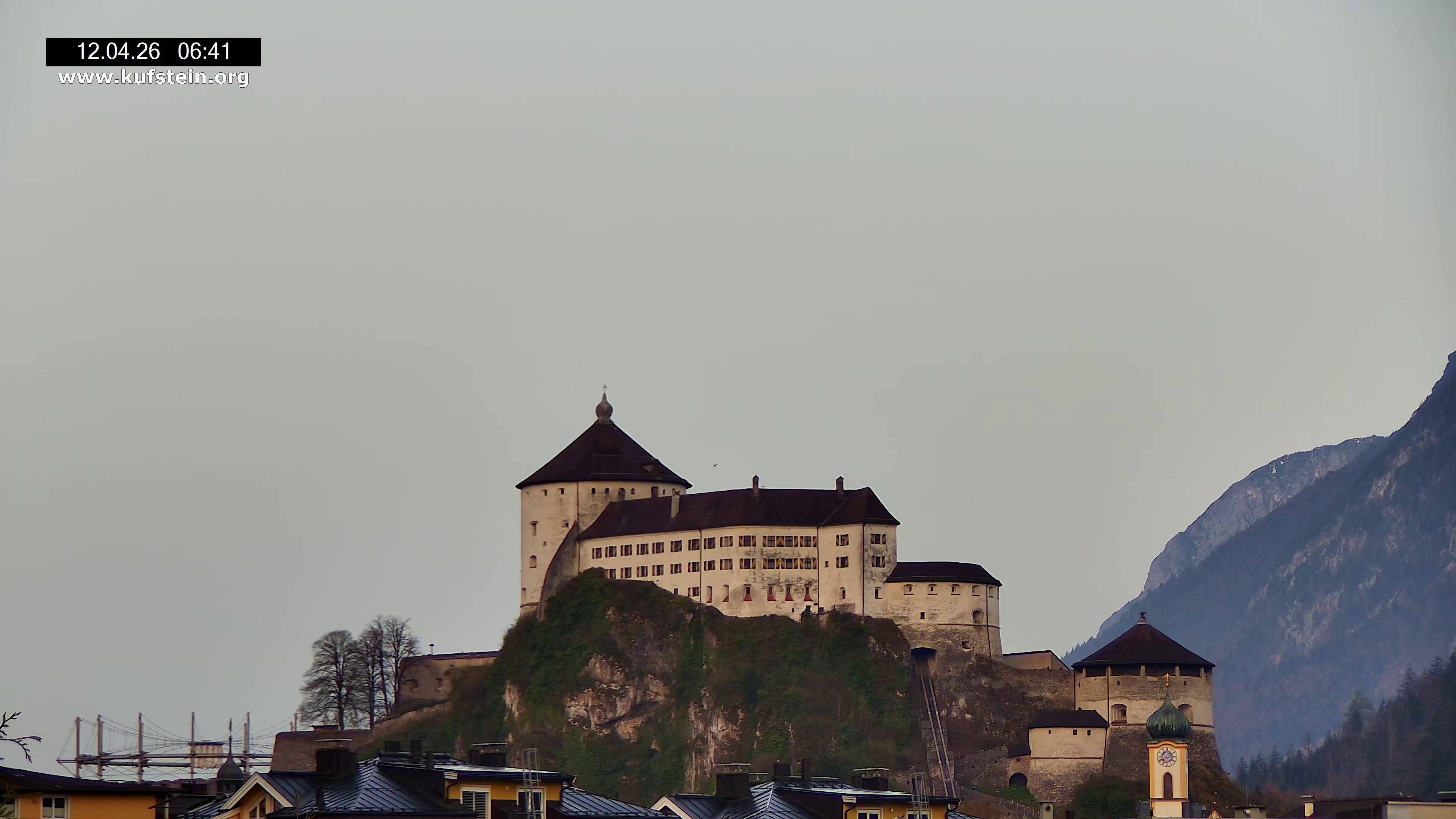 Archived image Webcam Kufstein Fortress