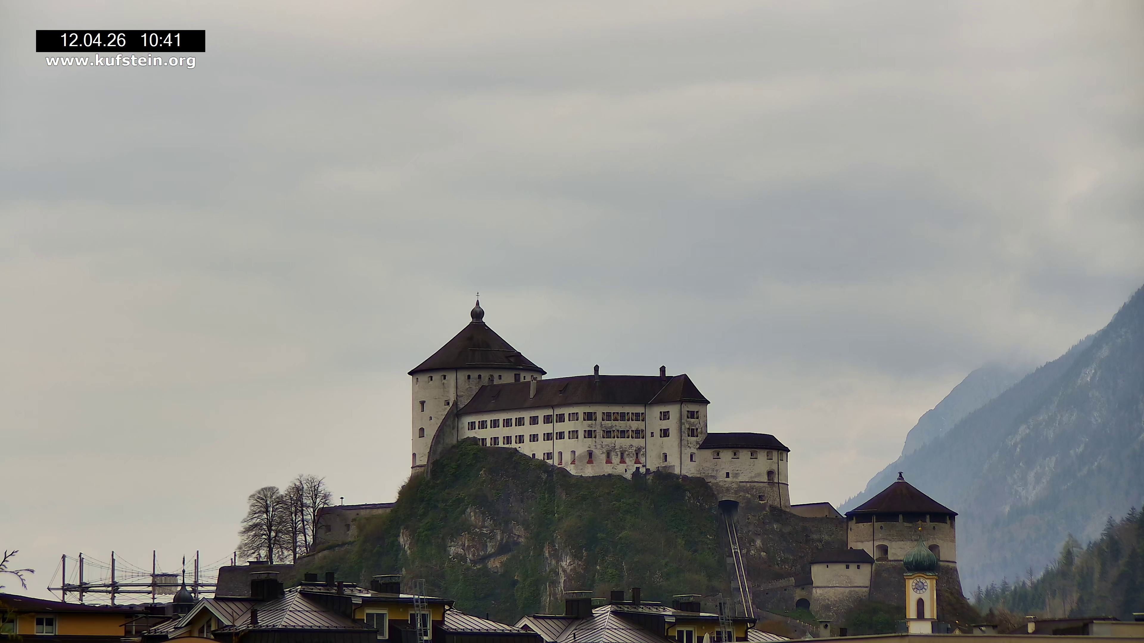 Archived image Webcam Kufstein Fortress