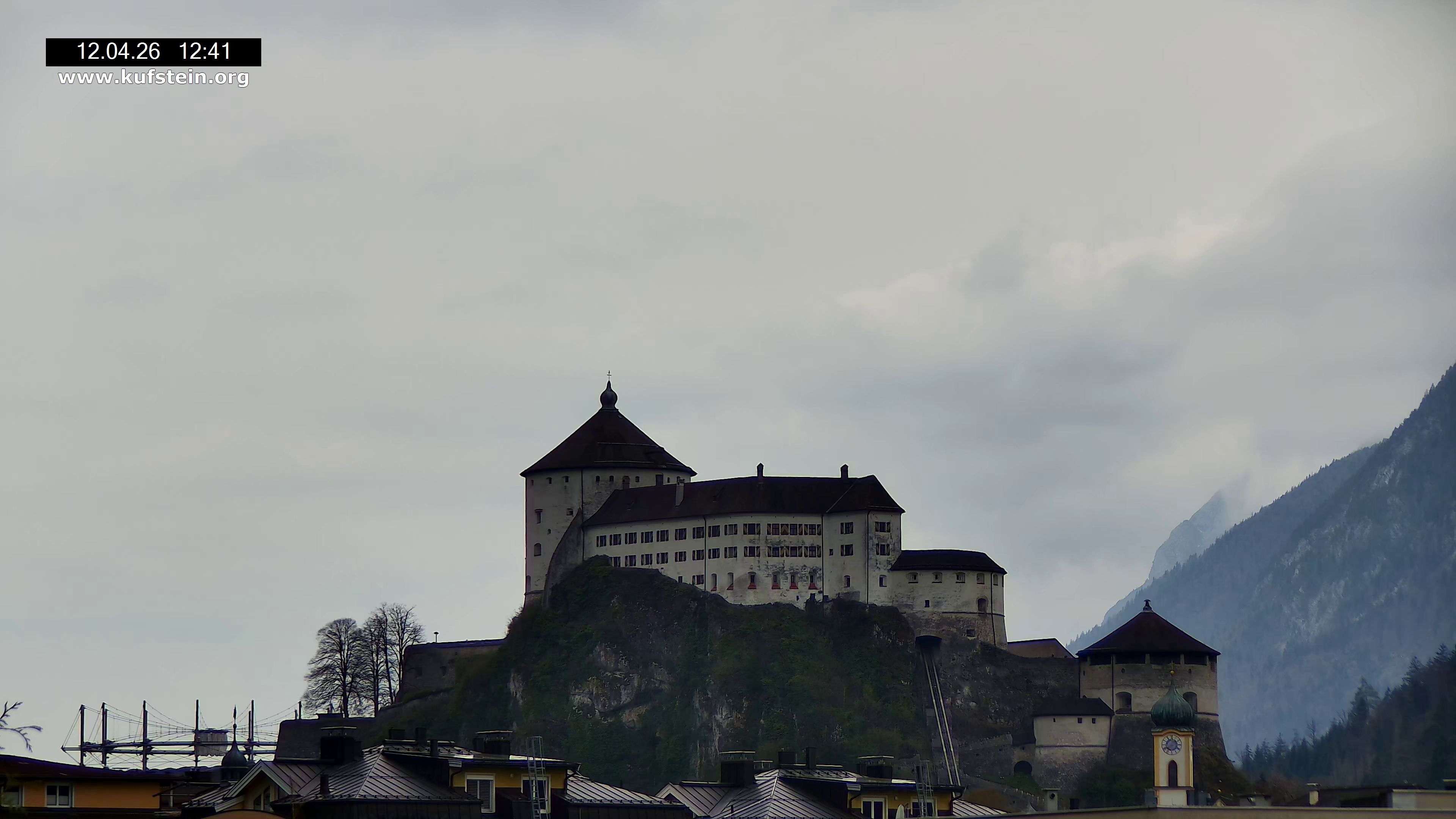 Archived image Webcam Kufstein Fortress