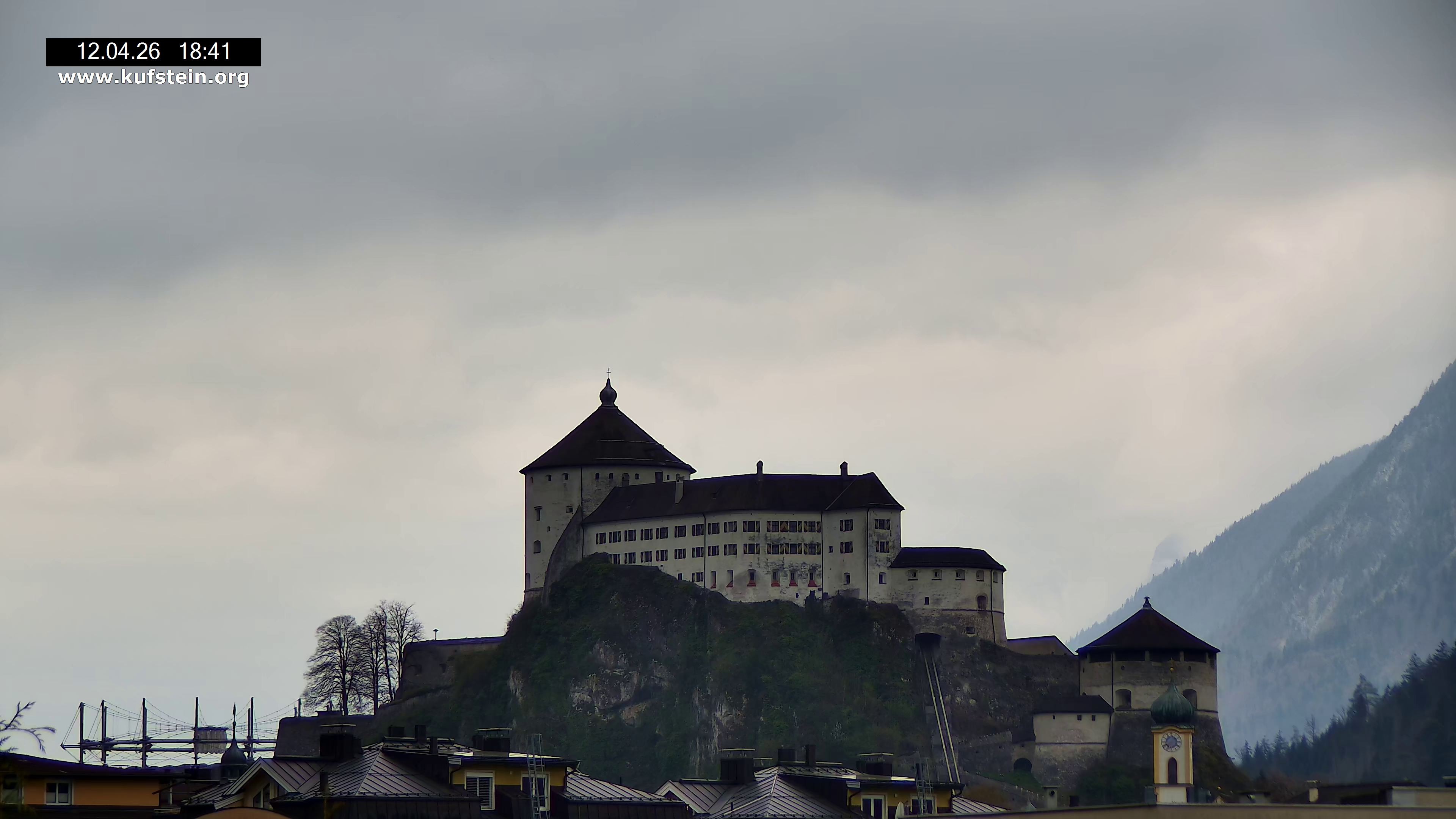 Archived image Webcam Kufstein Fortress