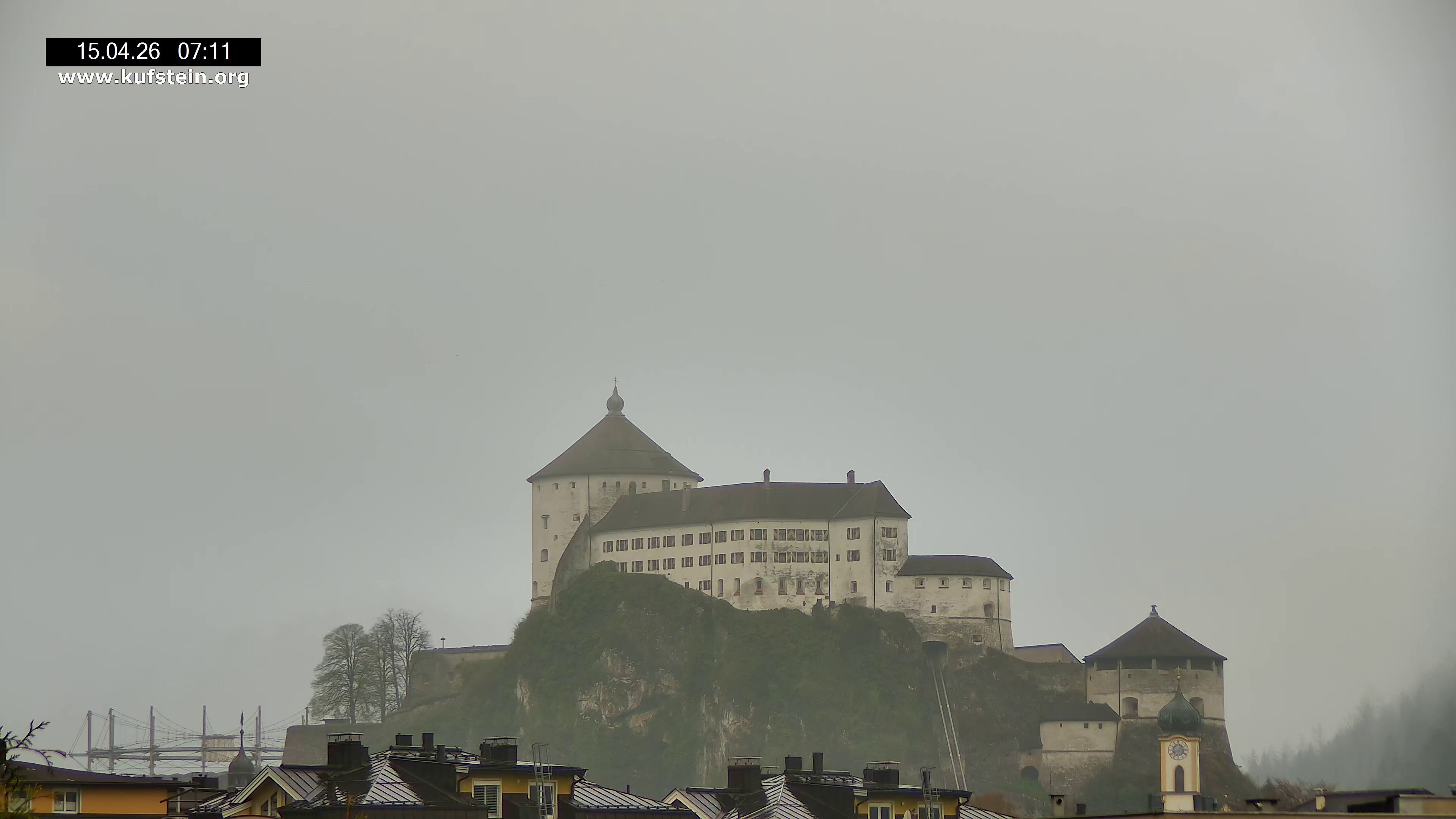 Archiv Foto Webcam Festung Kufstein