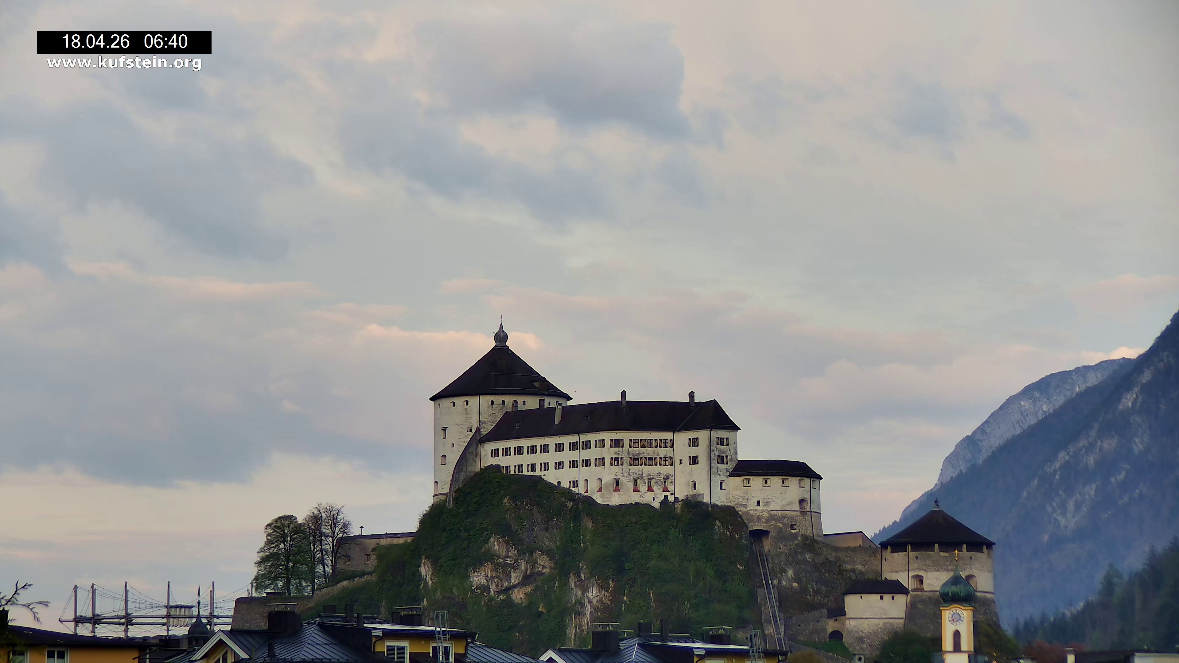 Archived image Webcam Kufstein Fortress