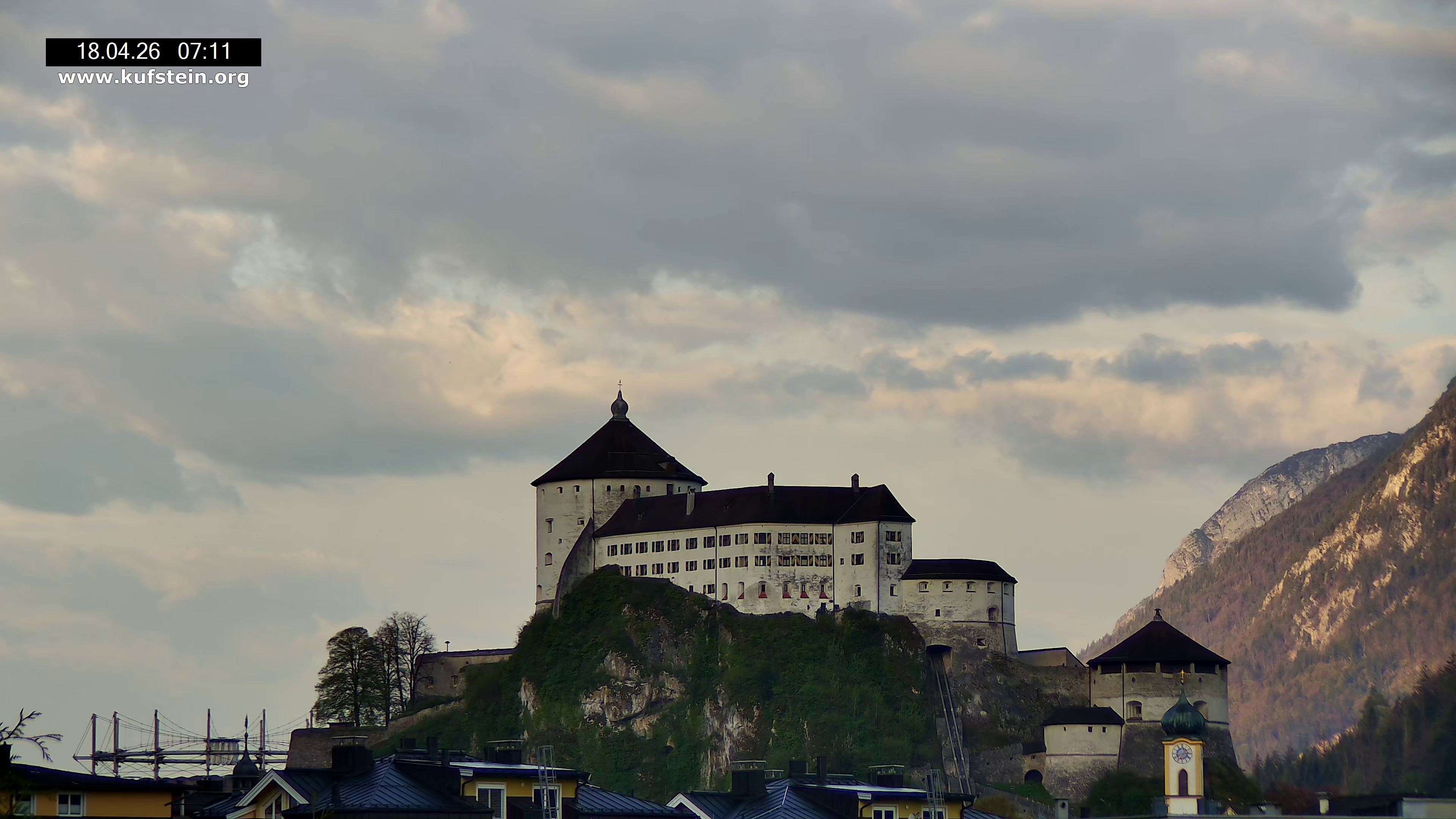 Archived image Webcam Kufstein Fortress