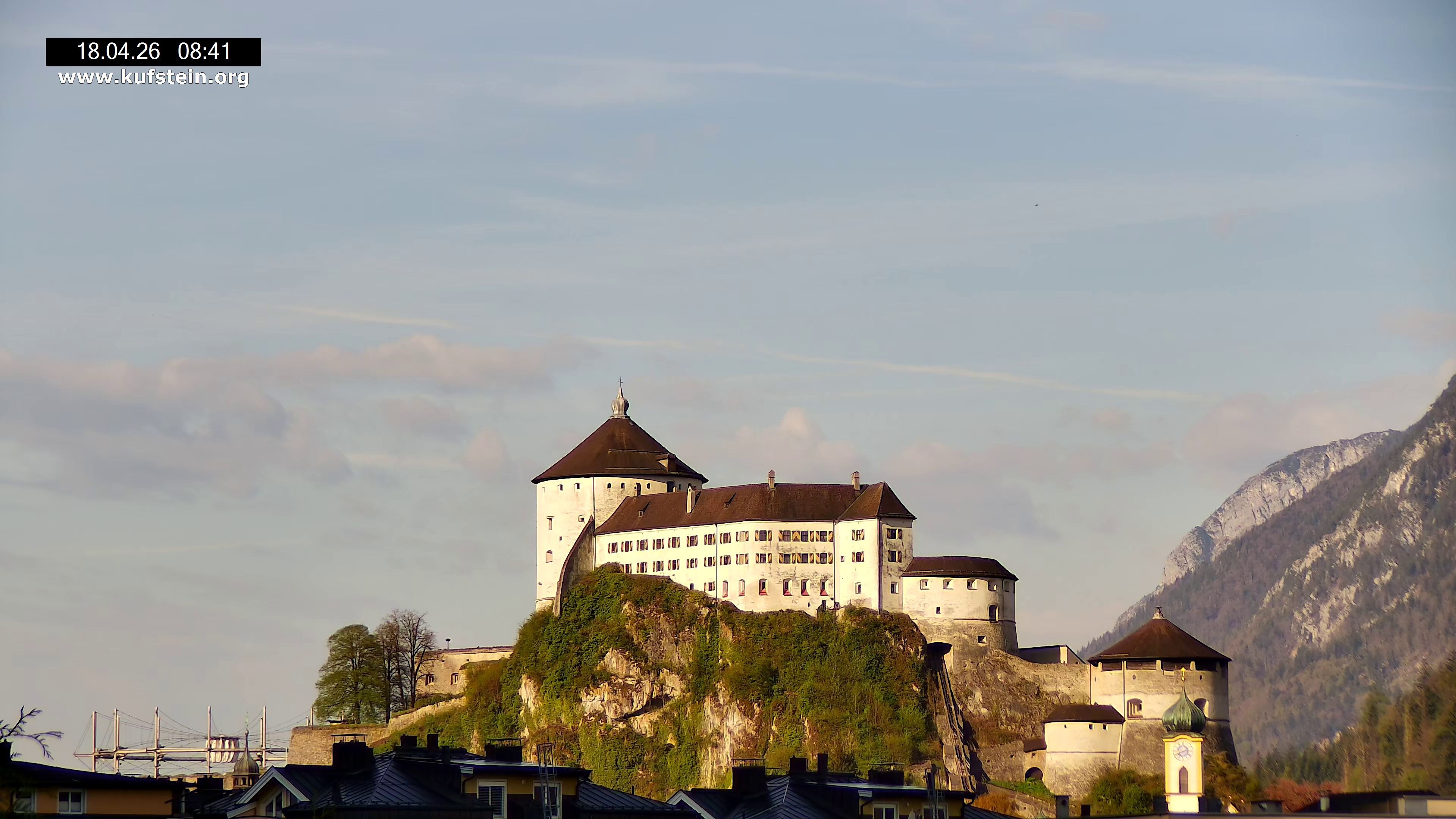 Archived image Webcam Kufstein Fortress