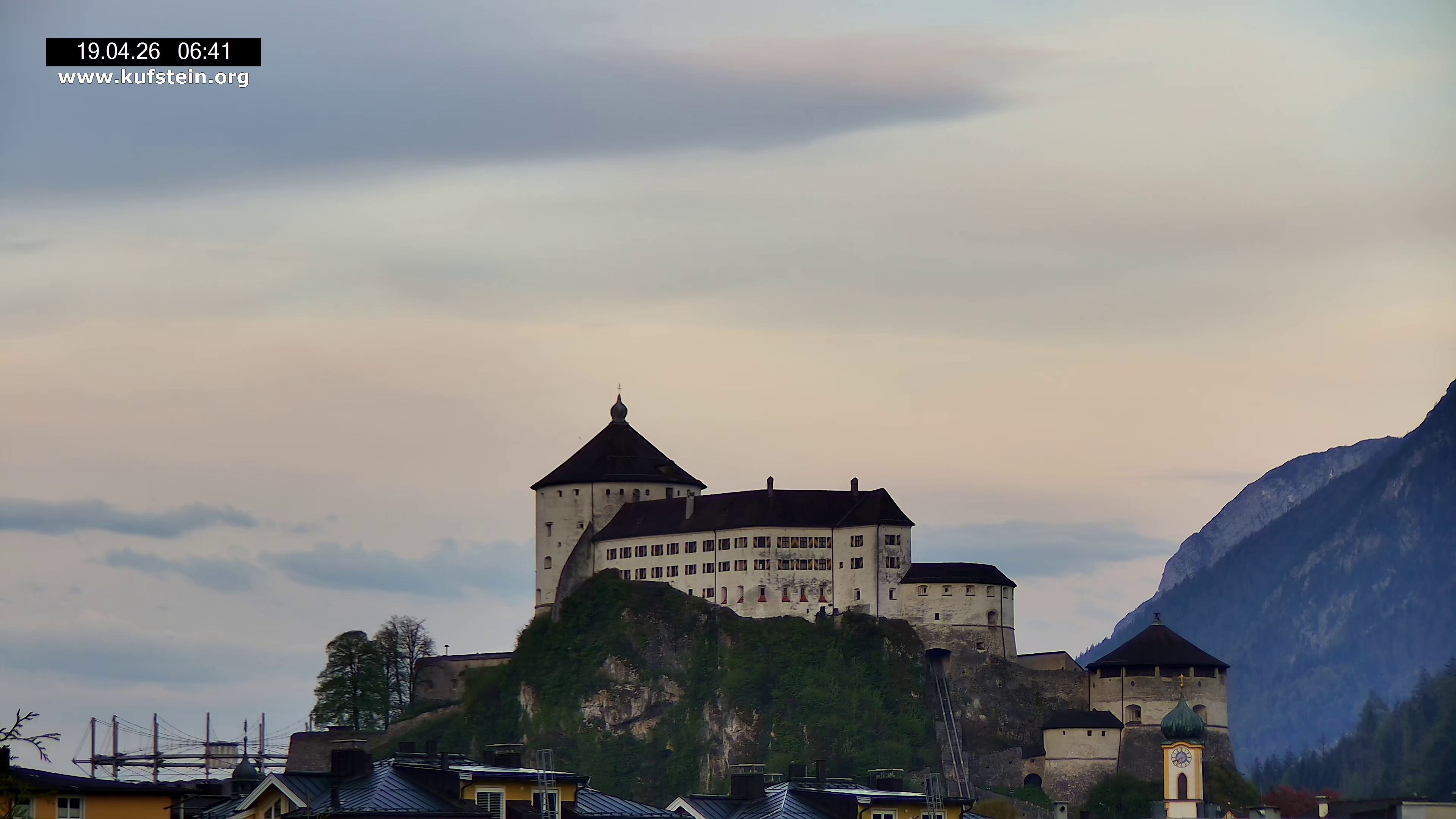 Archived image Webcam Kufstein Fortress