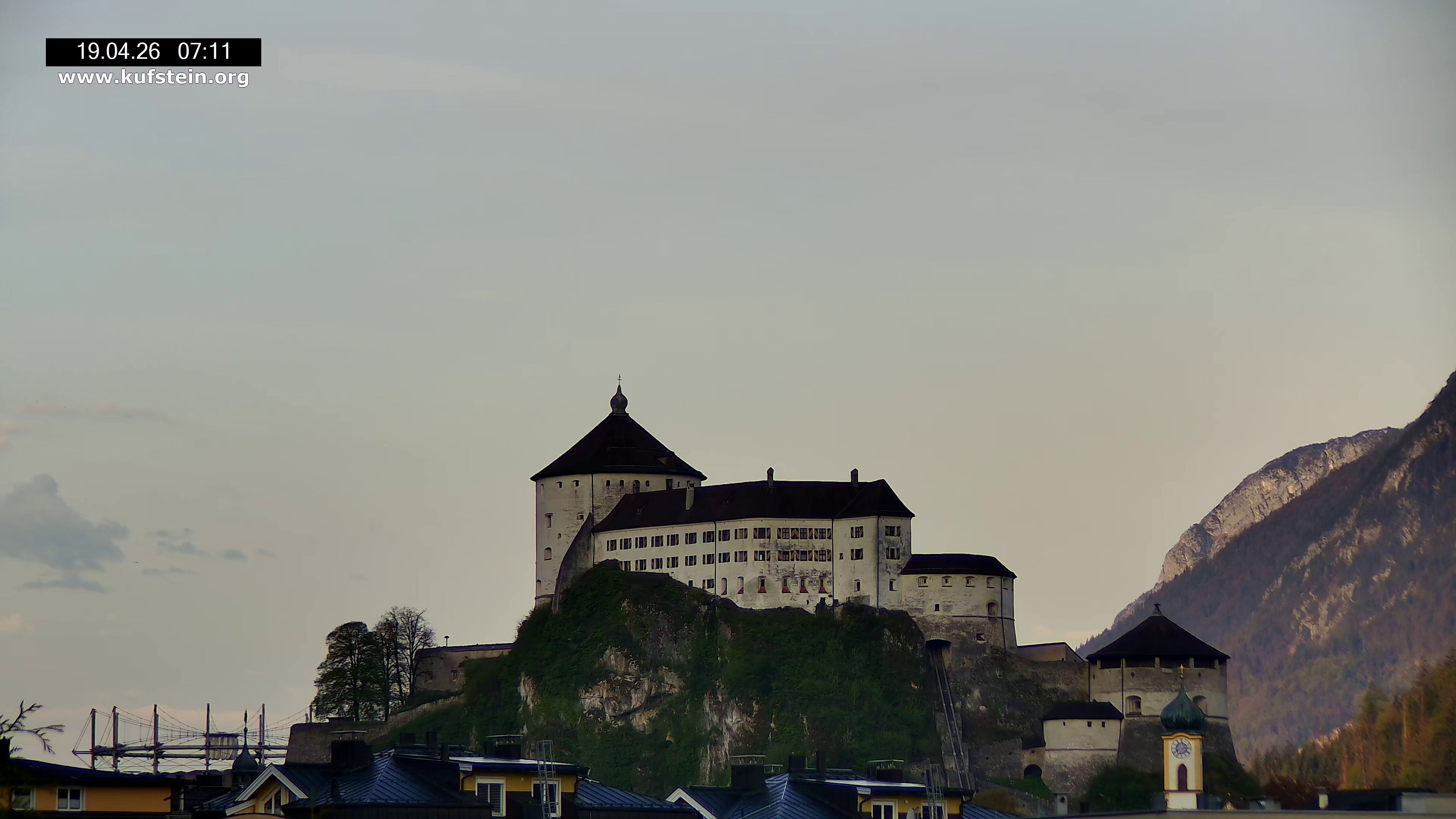 Archived image Webcam Kufstein Fortress