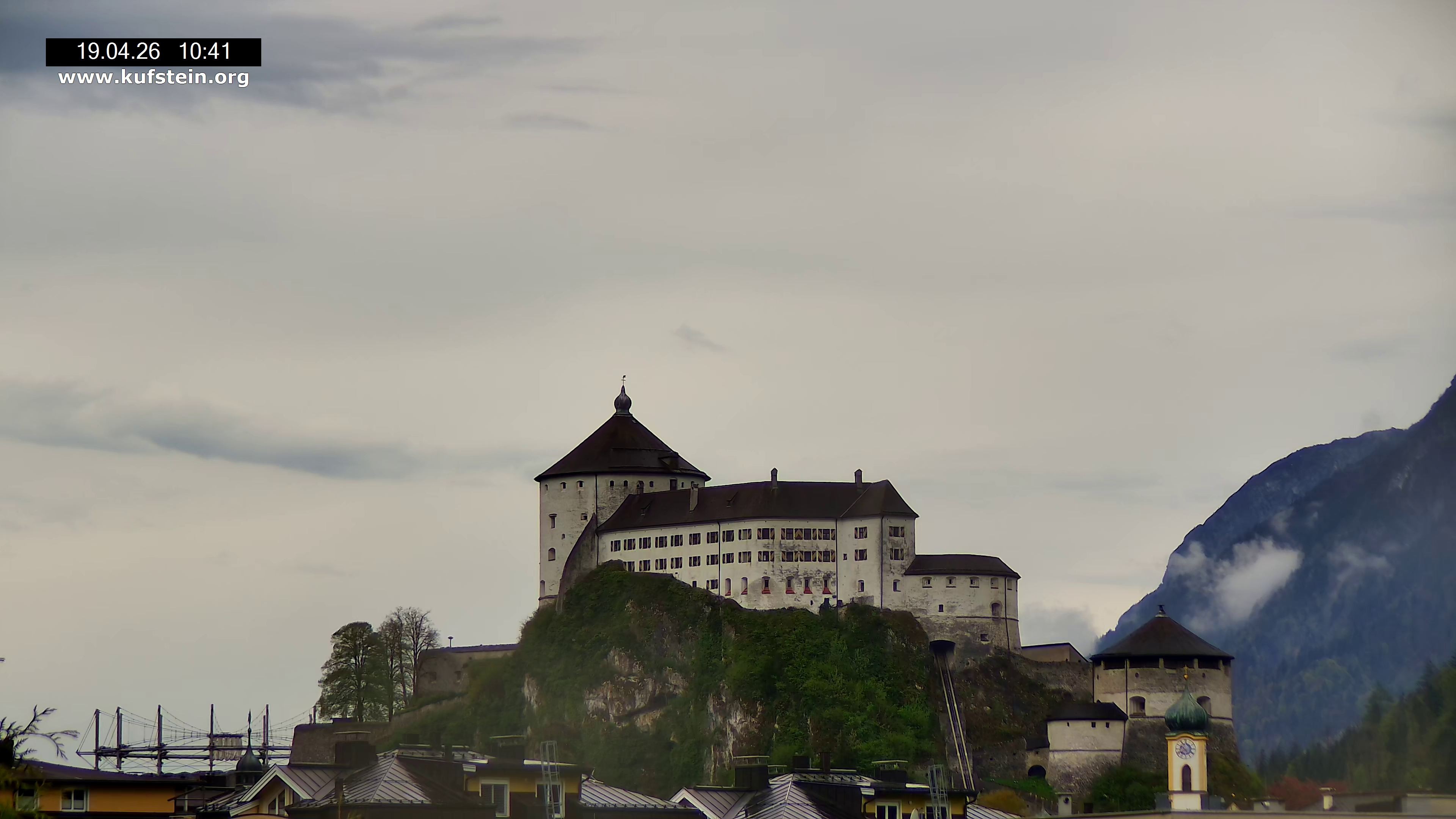 Archived image Webcam Kufstein Fortress