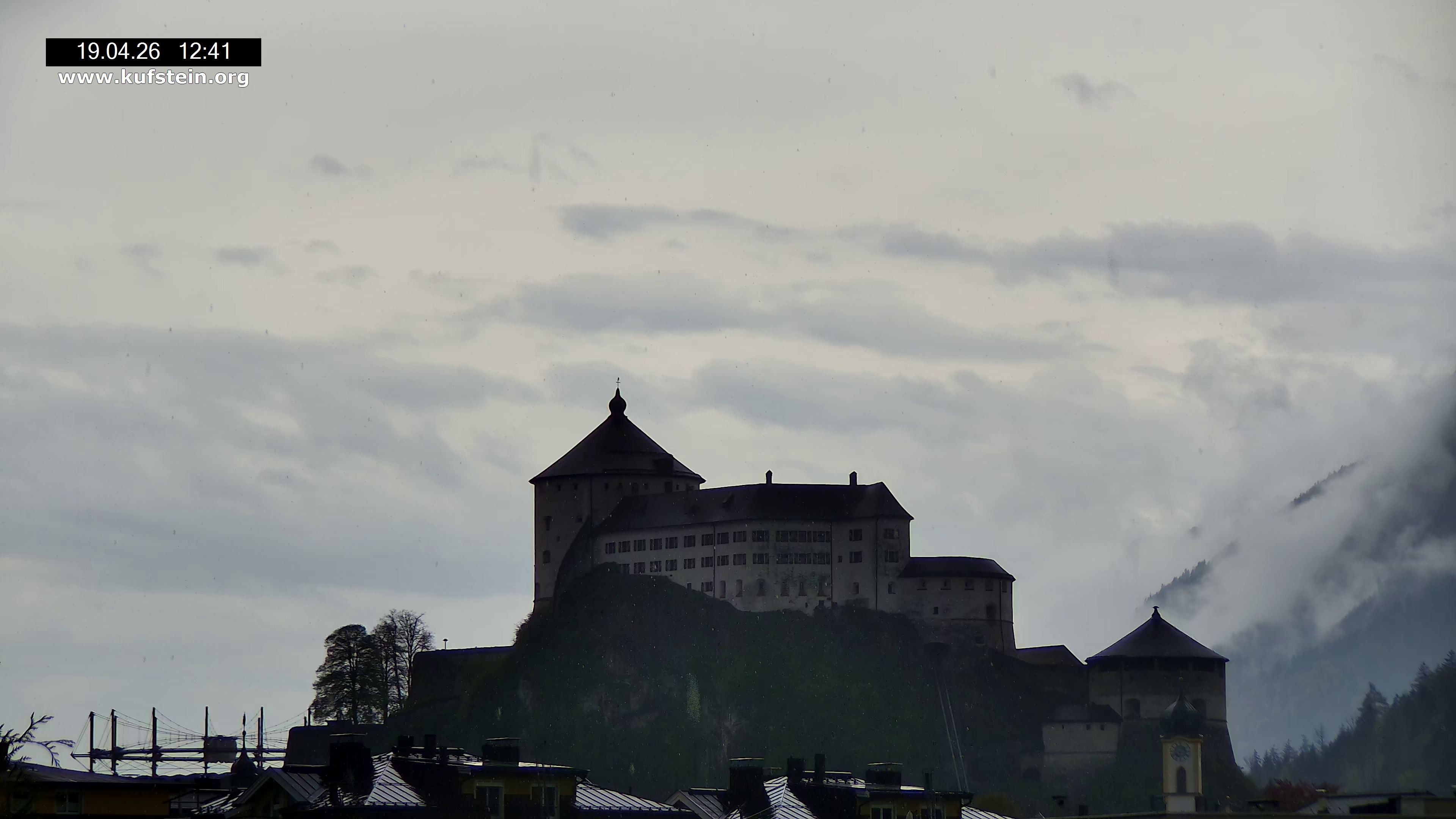 Archived image Webcam Kufstein Fortress