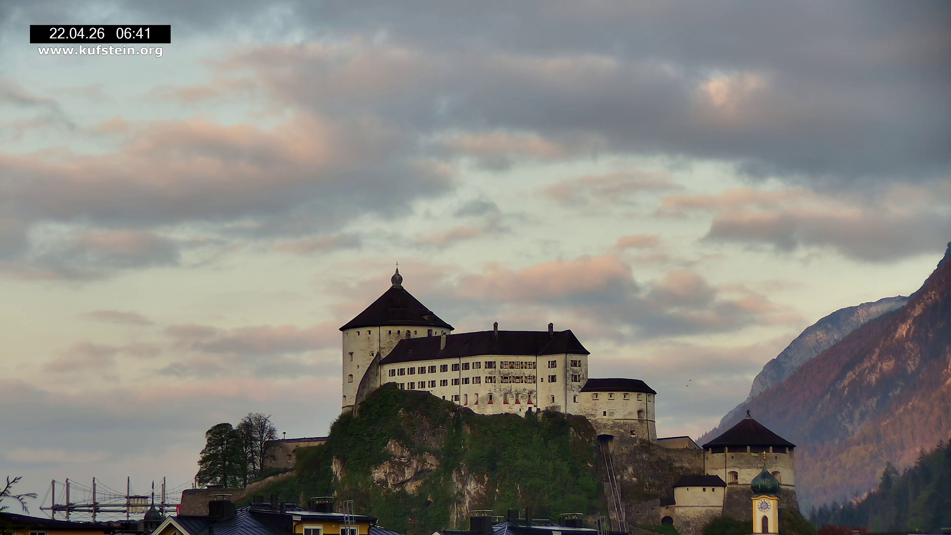Archiv Foto Webcam Festung Kufstein
