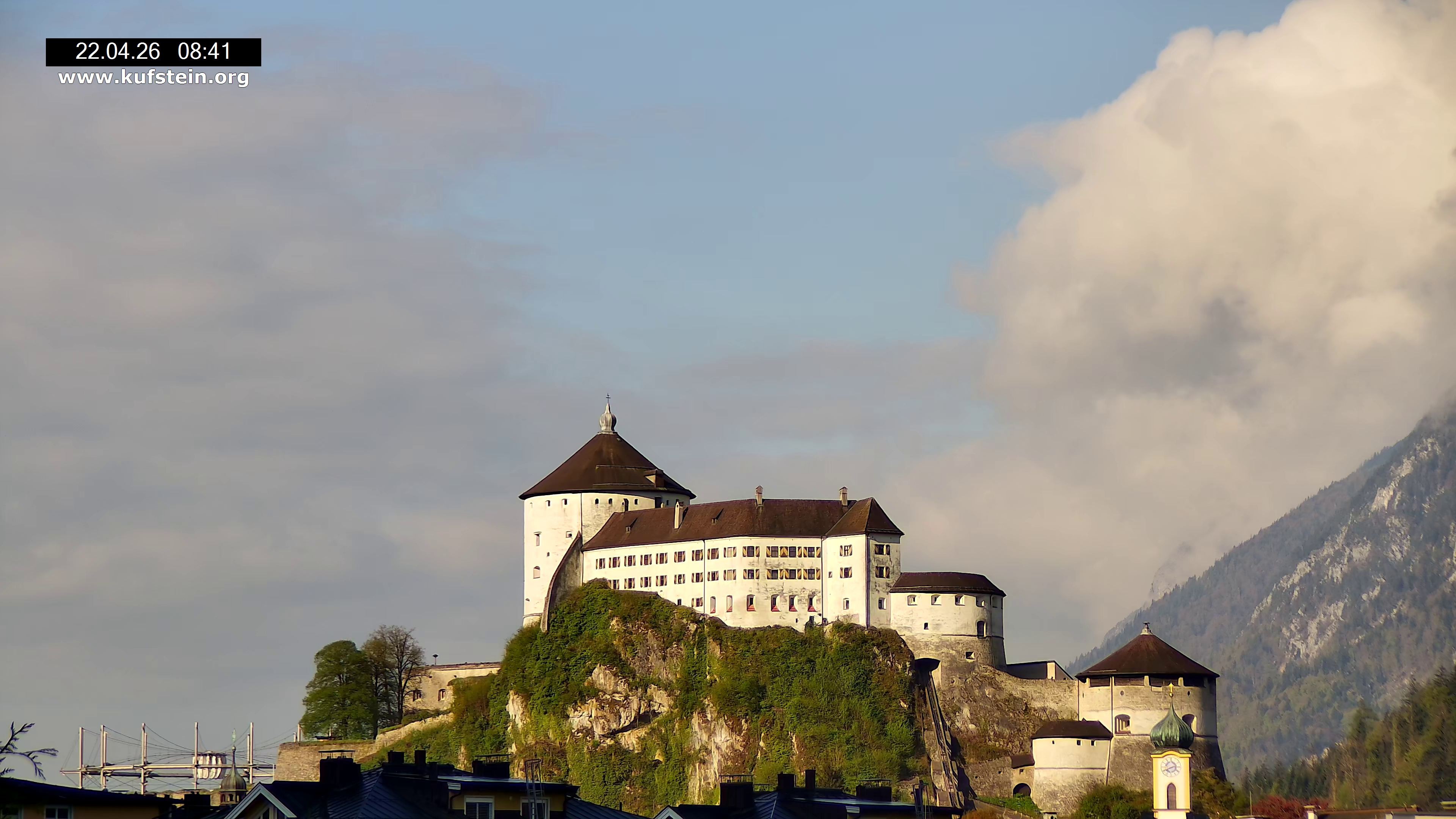 Archiv Foto Webcam Festung Kufstein