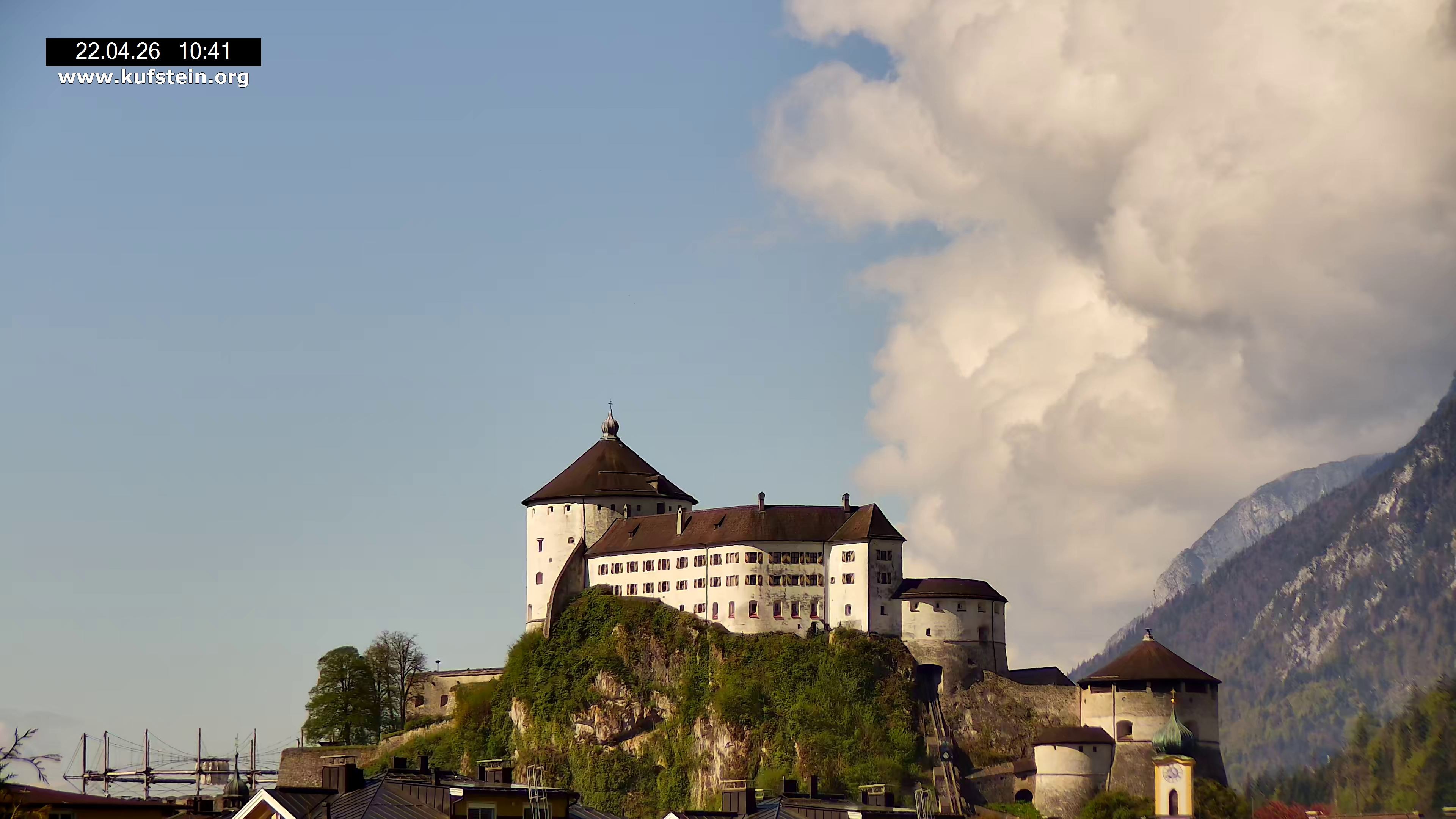 Archiv Foto Webcam Festung Kufstein