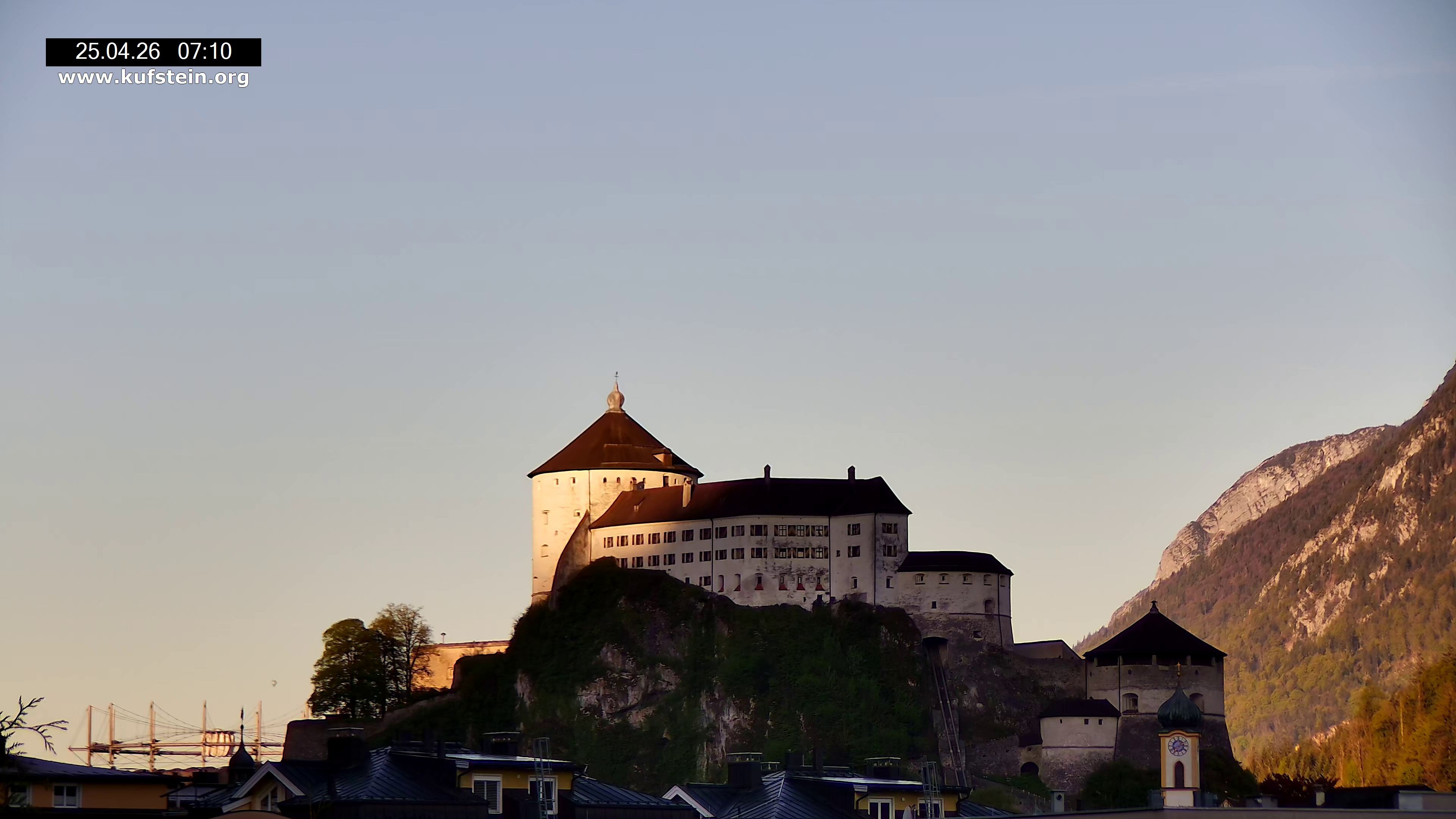 Archiv Foto Webcam Festung Kufstein