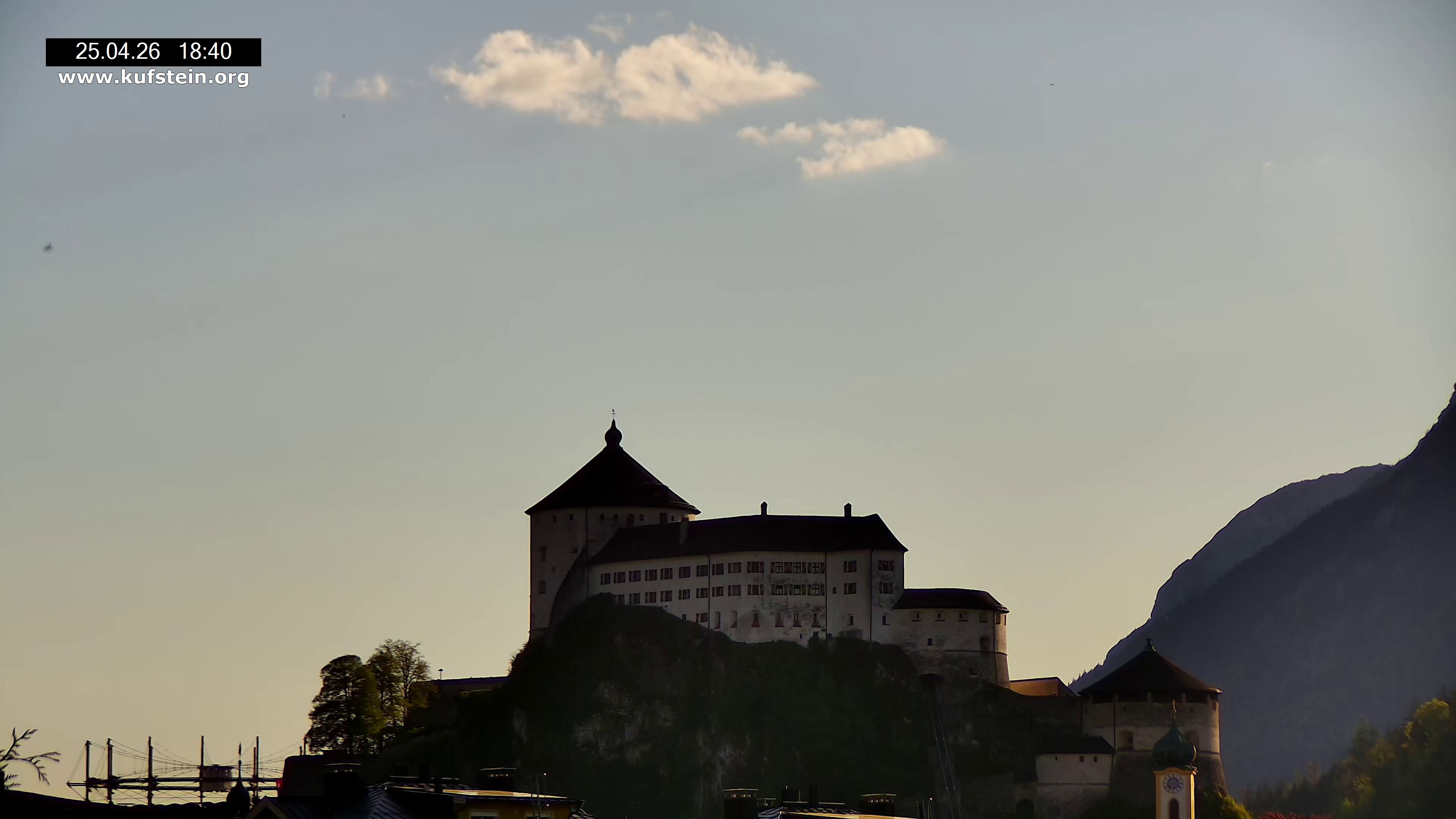 Archiv Foto Webcam Festung Kufstein