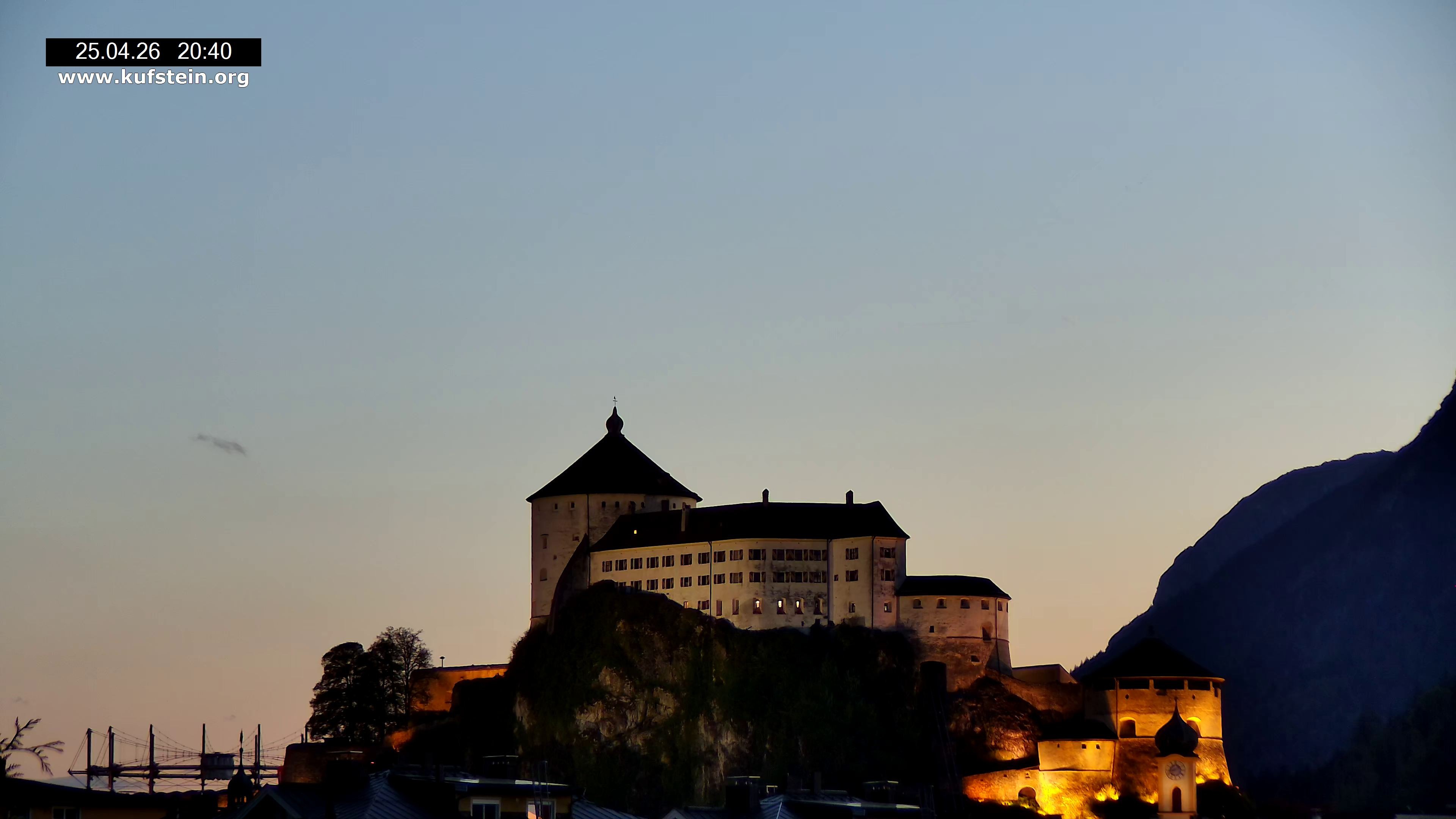 Archiv Foto Webcam Festung Kufstein