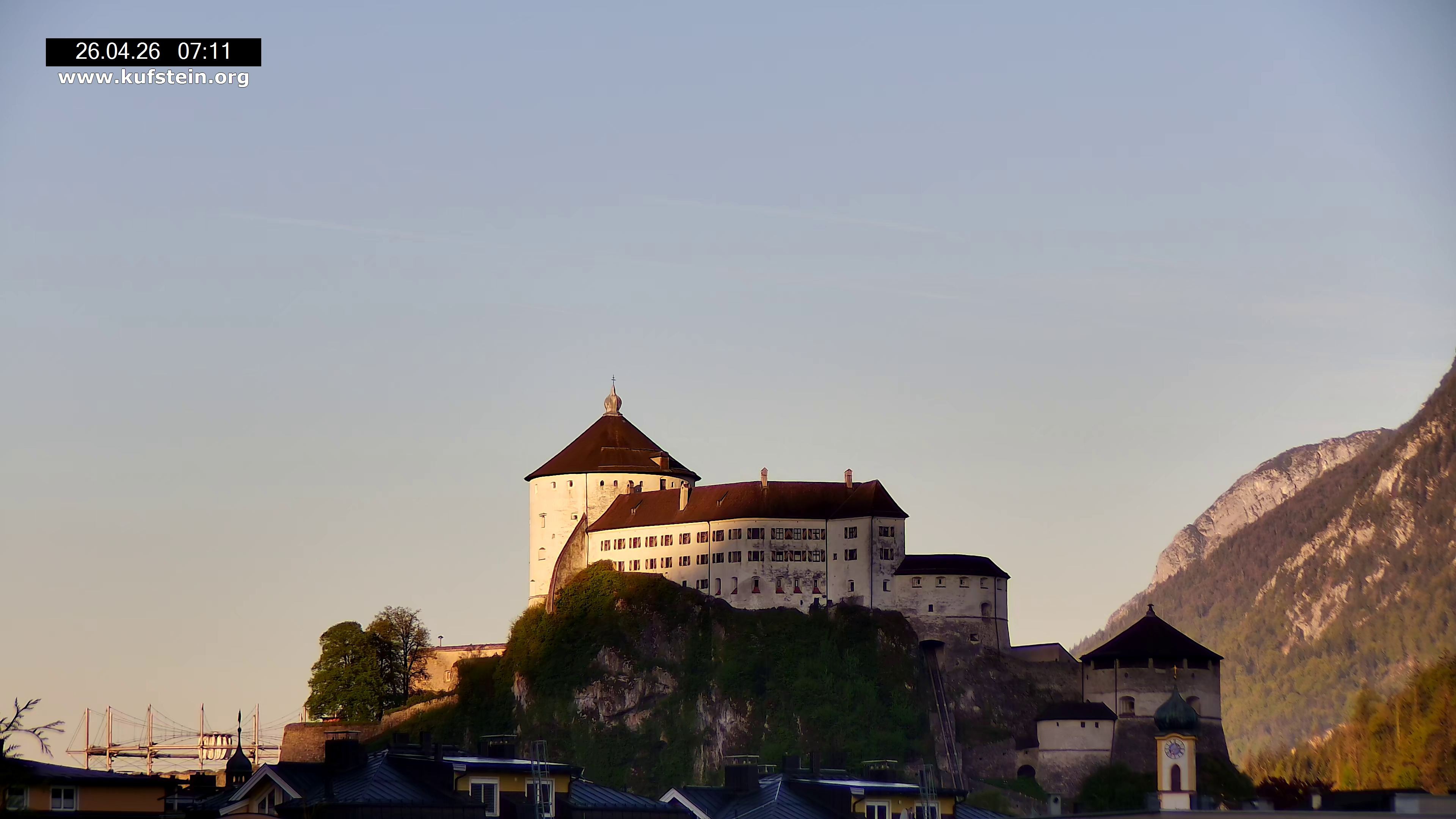 Archiv Foto Webcam Festung Kufstein
