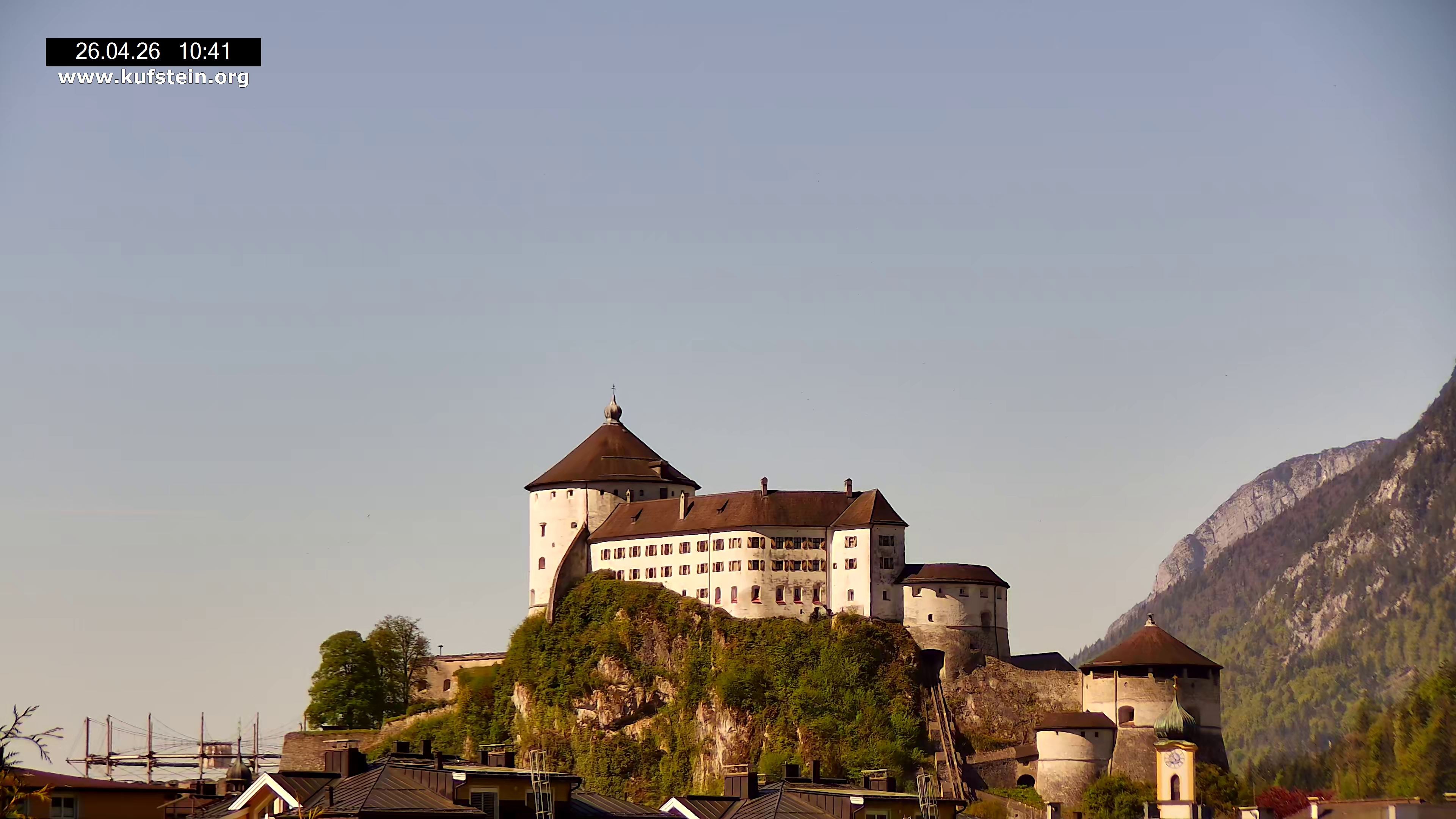 Archiv Foto Webcam Festung Kufstein