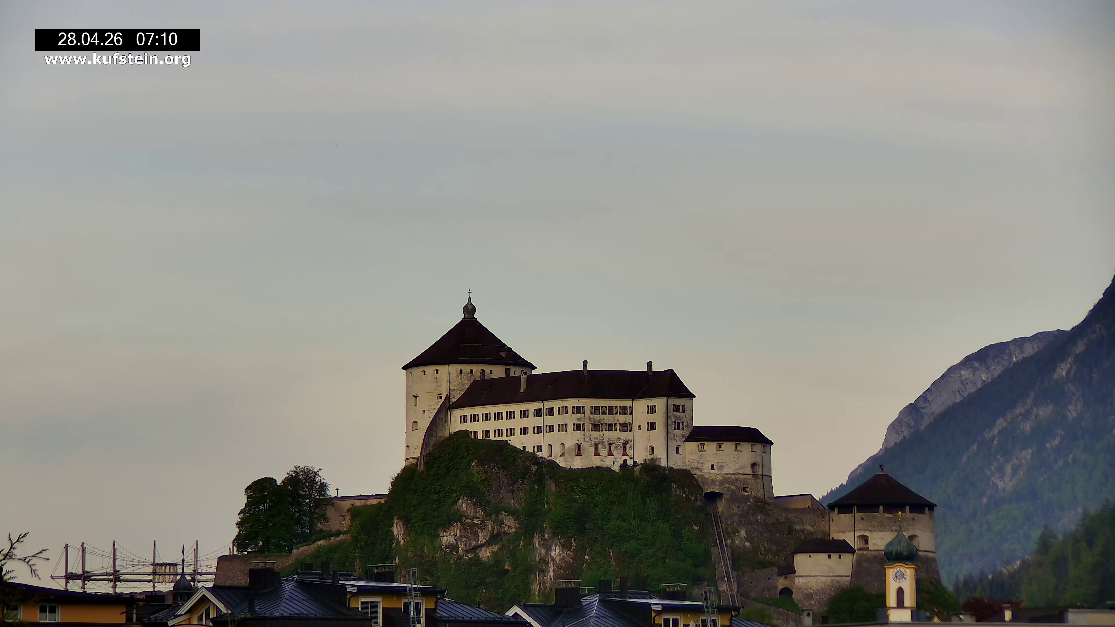 Archived image Webcam Kufstein Fortress
