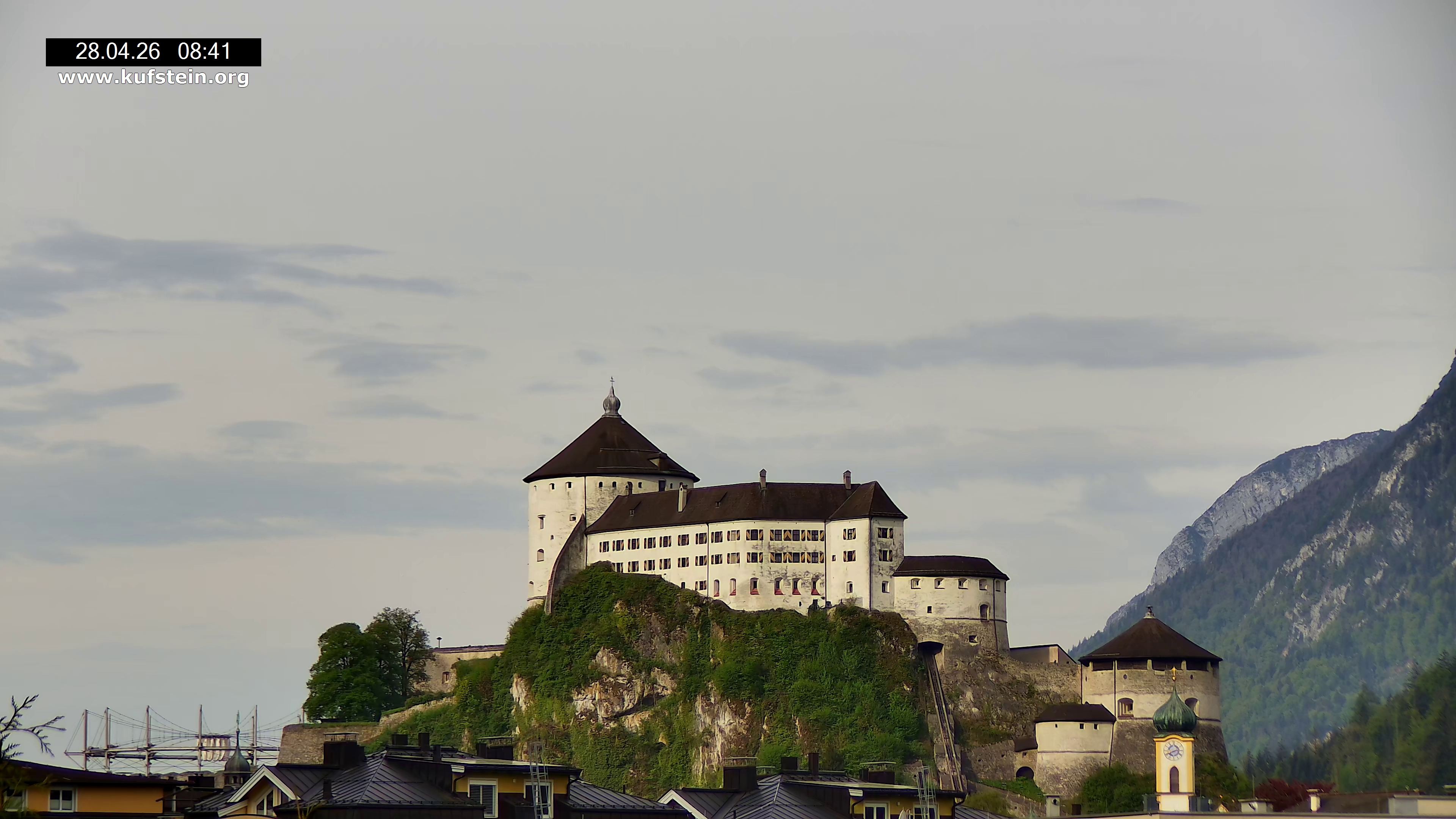 Archived image Webcam Kufstein Fortress