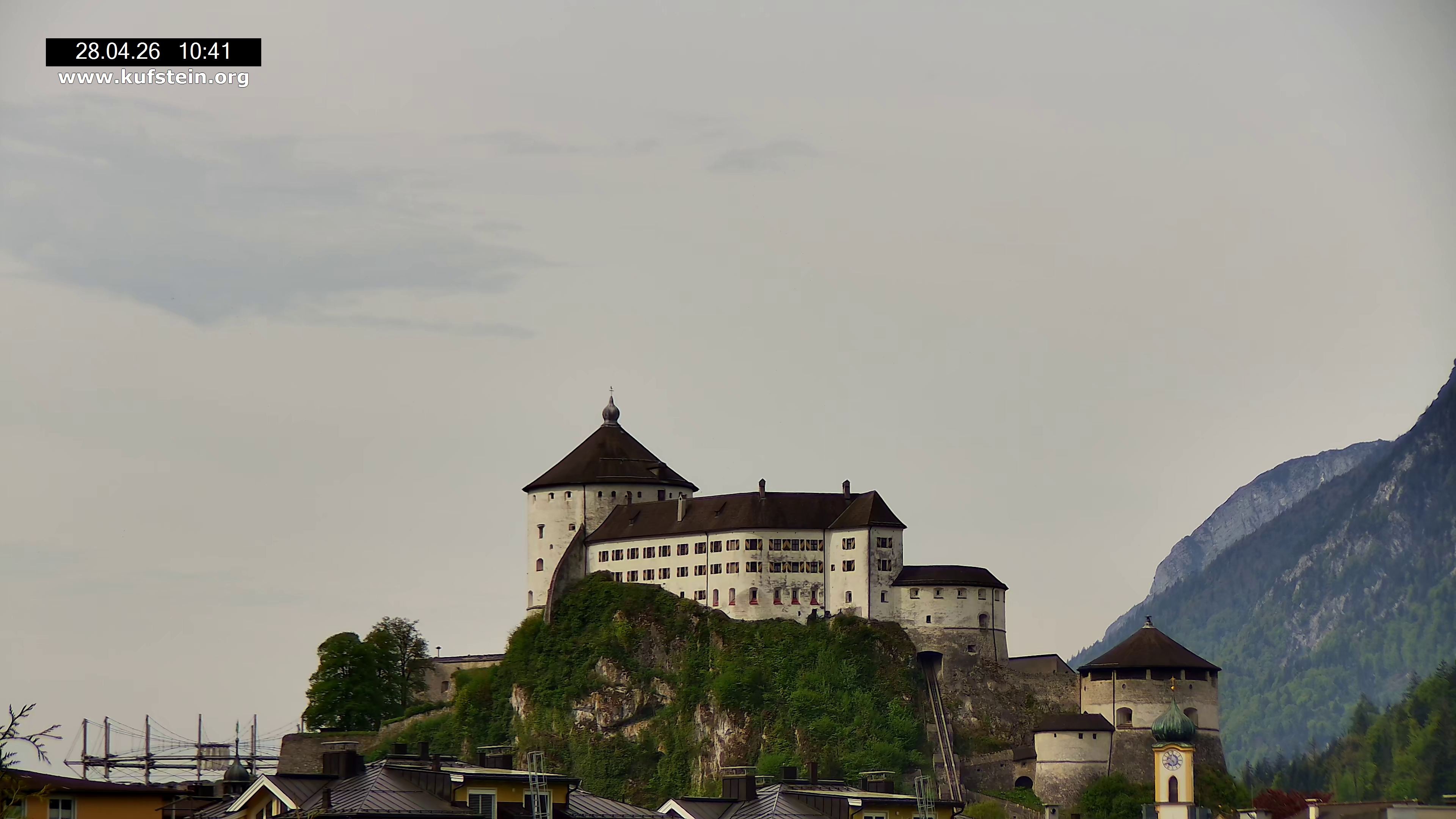 Archived image Webcam Kufstein Fortress