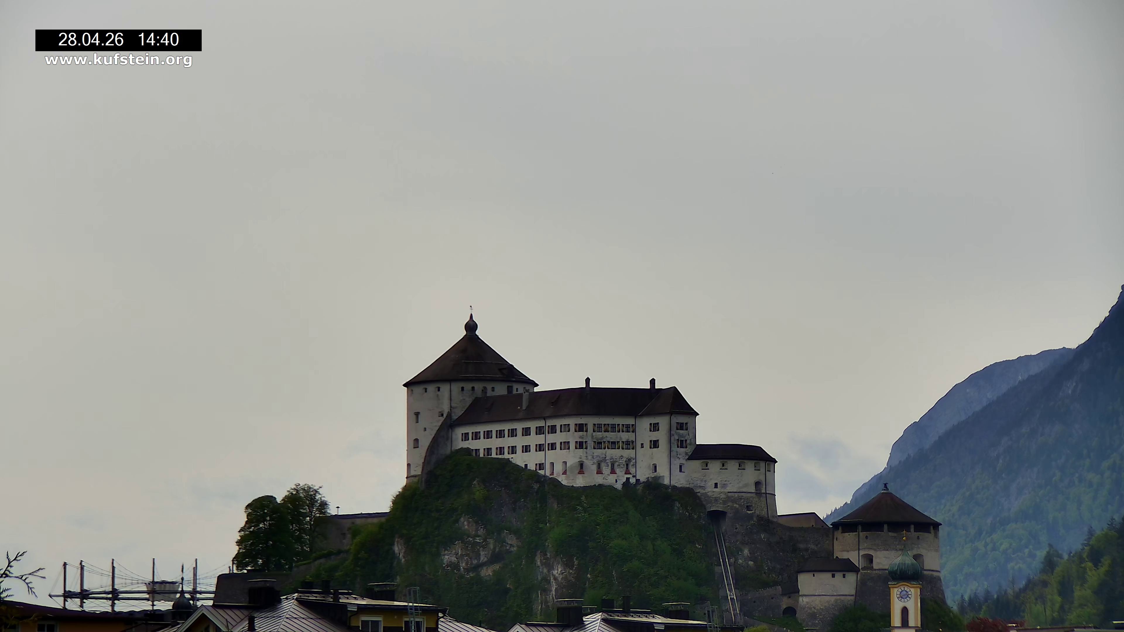Archived image Webcam Kufstein Fortress