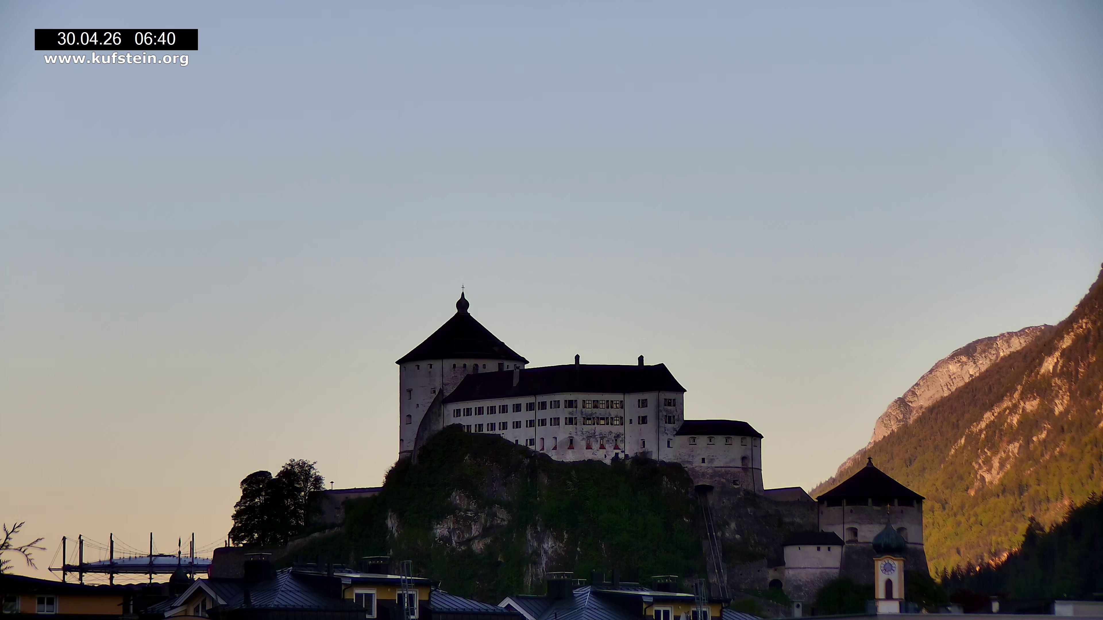 Archiv Foto Webcam Festung Kufstein