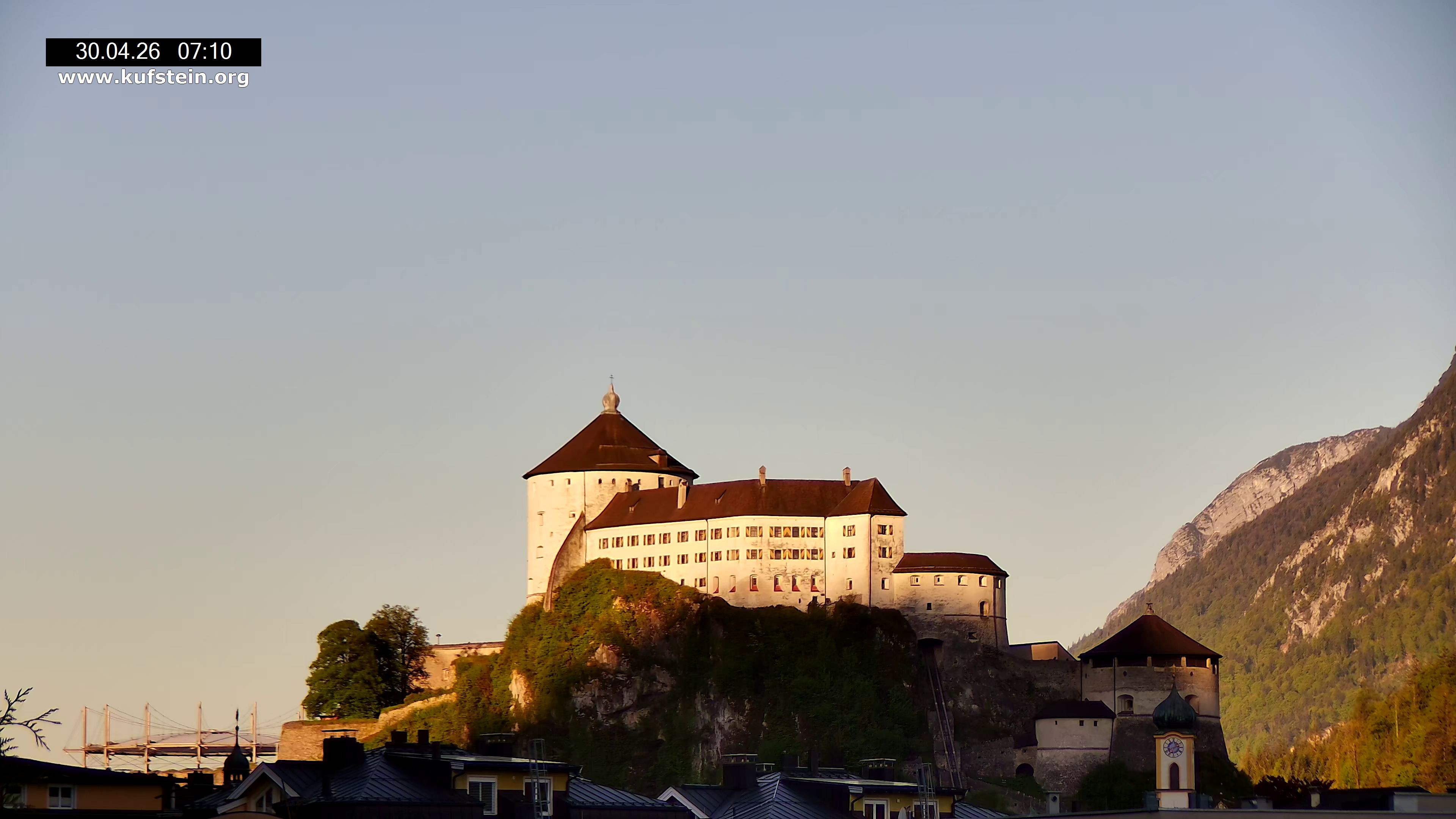 Archiv Foto Webcam Festung Kufstein