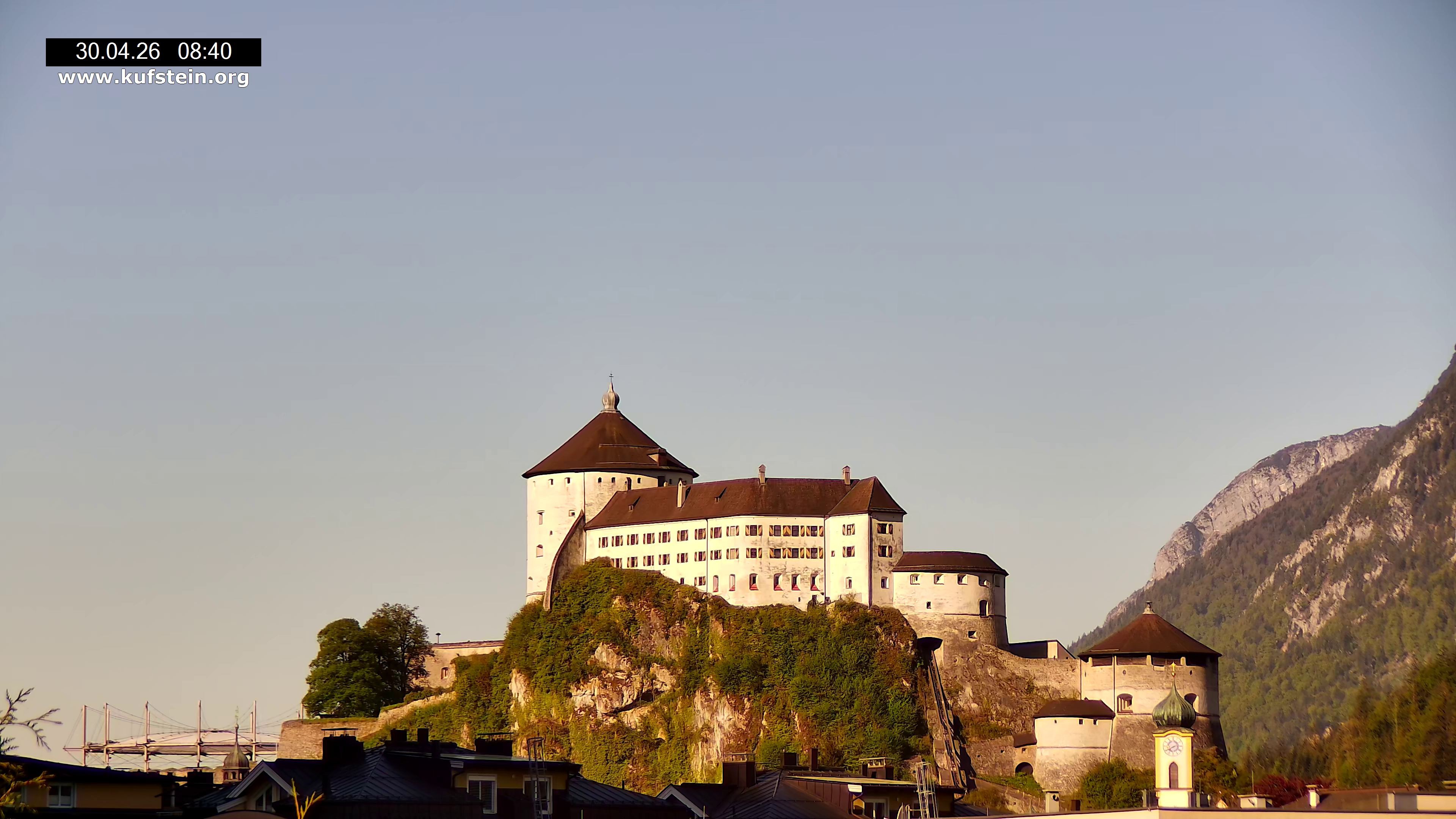 Archiv Foto Webcam Festung Kufstein