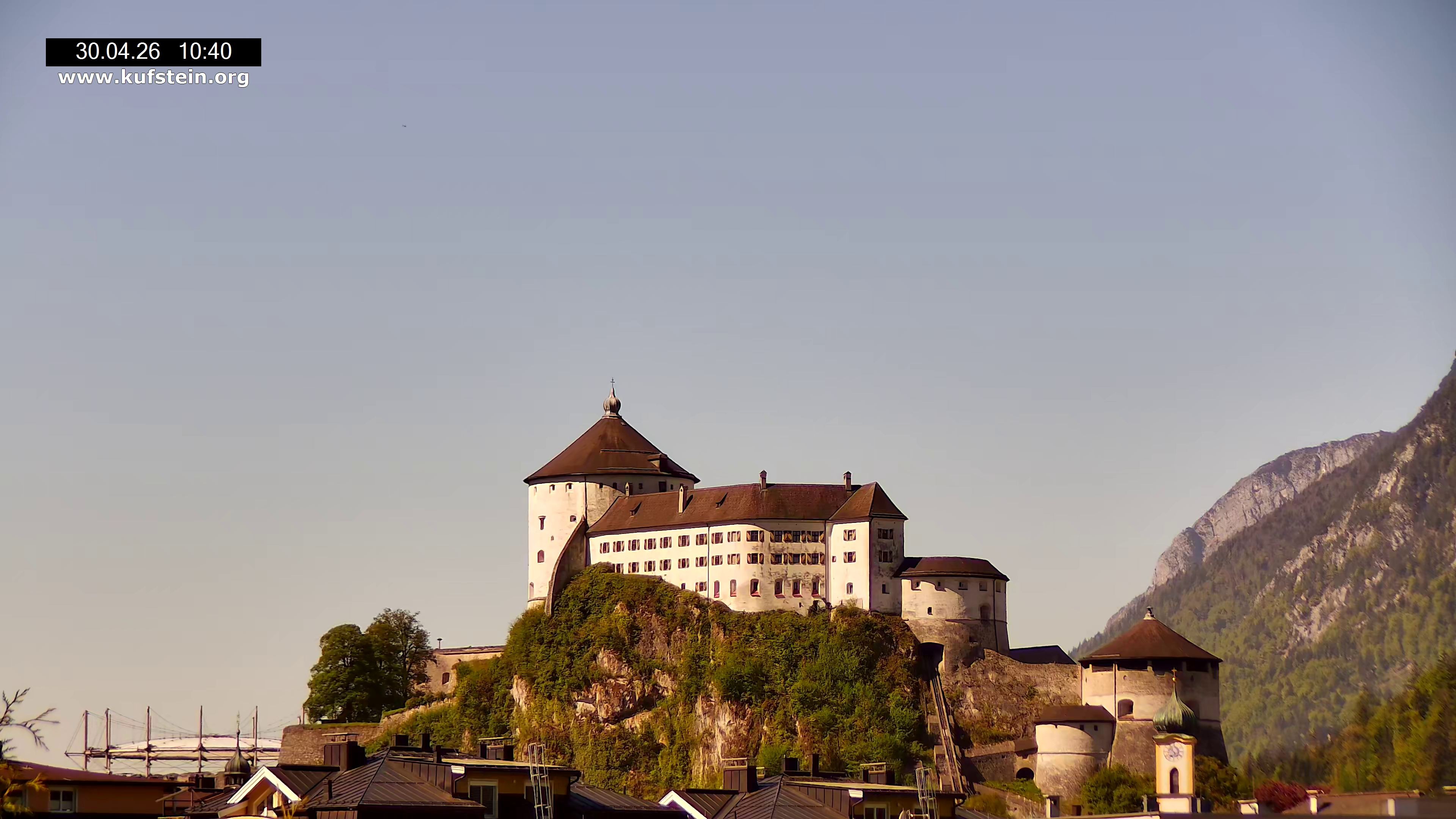 Archiv Foto Webcam Festung Kufstein