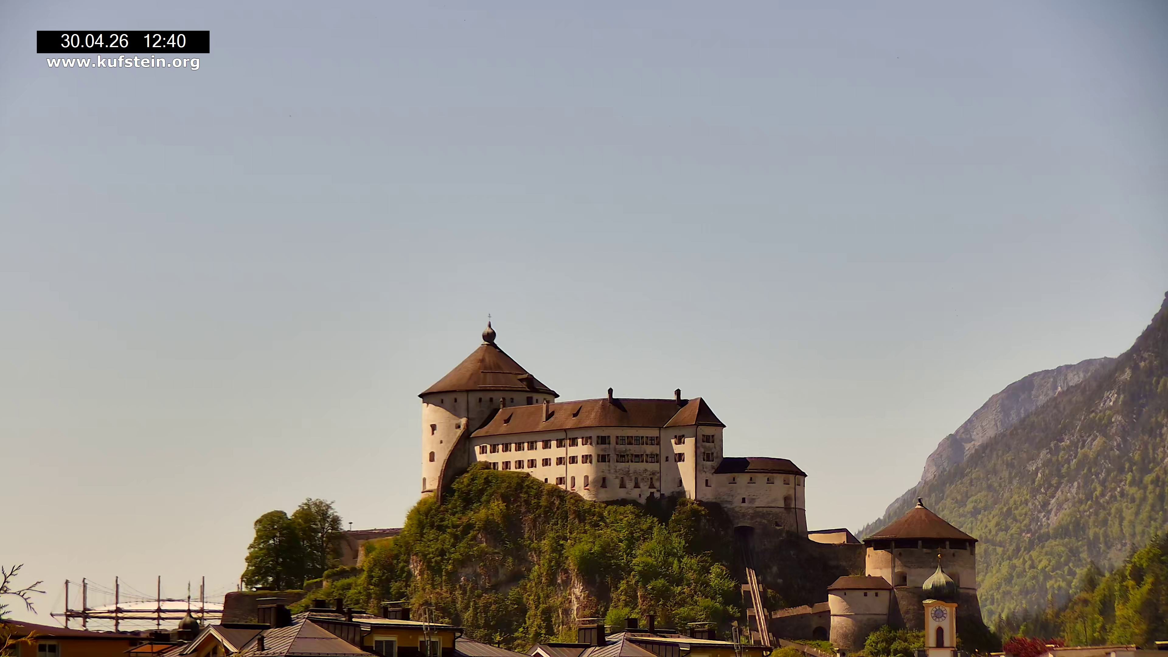 Archiv Foto Webcam Festung Kufstein