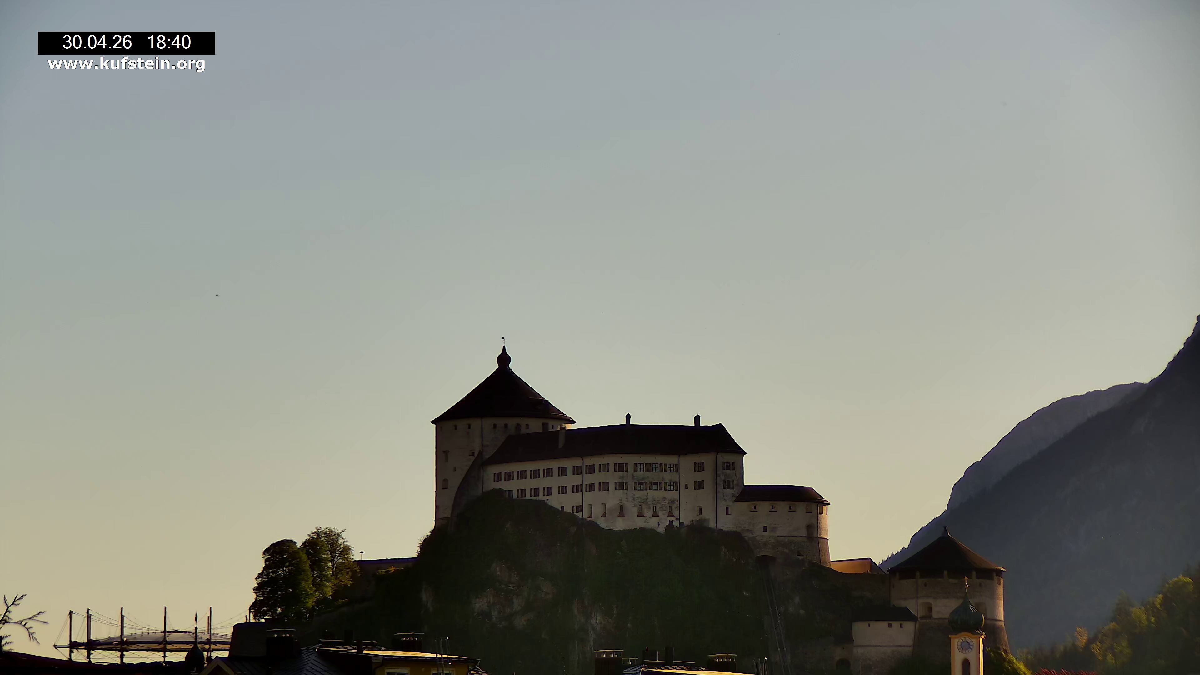 Archiv Foto Webcam Festung Kufstein