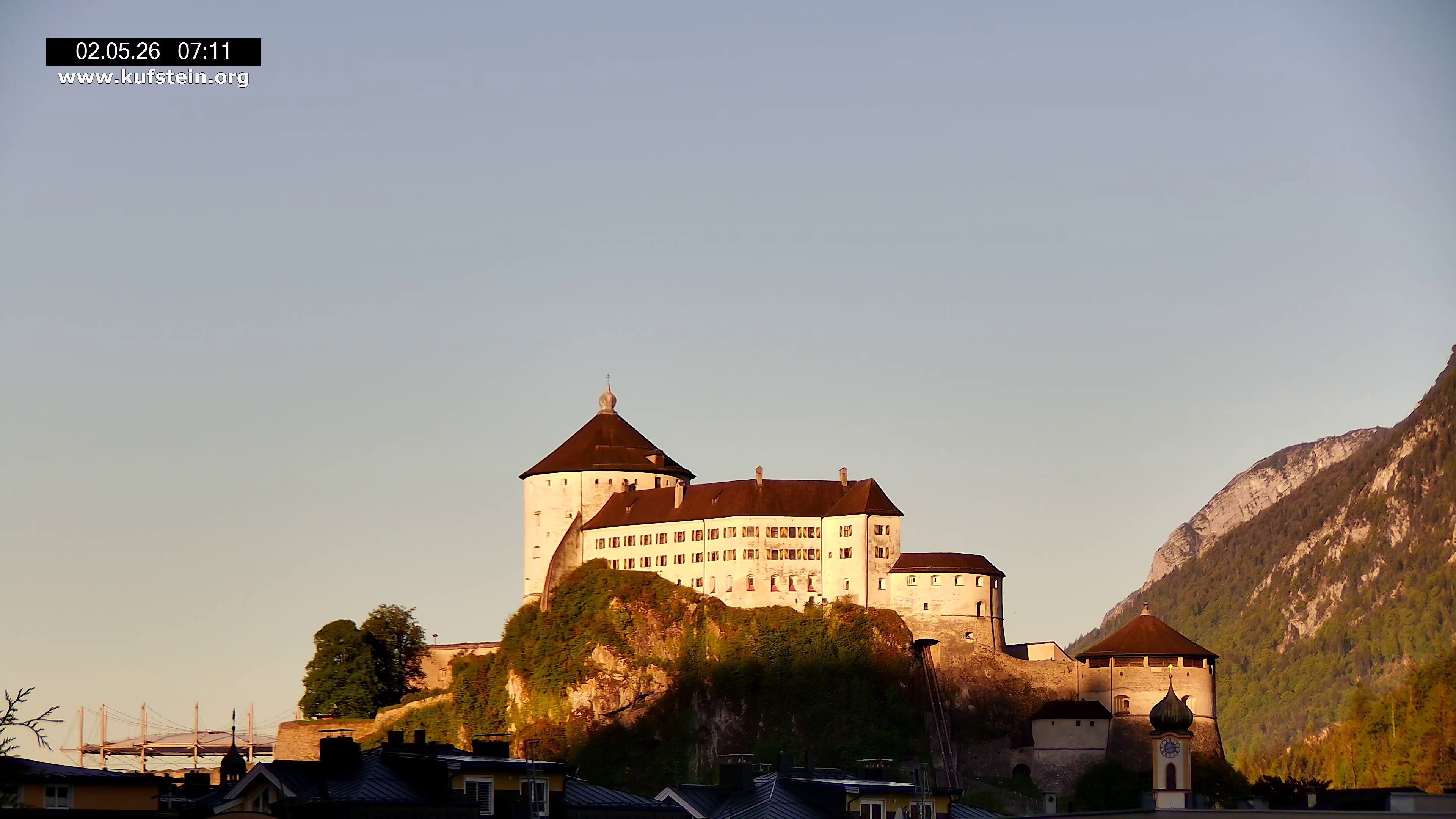 Archiv Foto Webcam Festung Kufstein