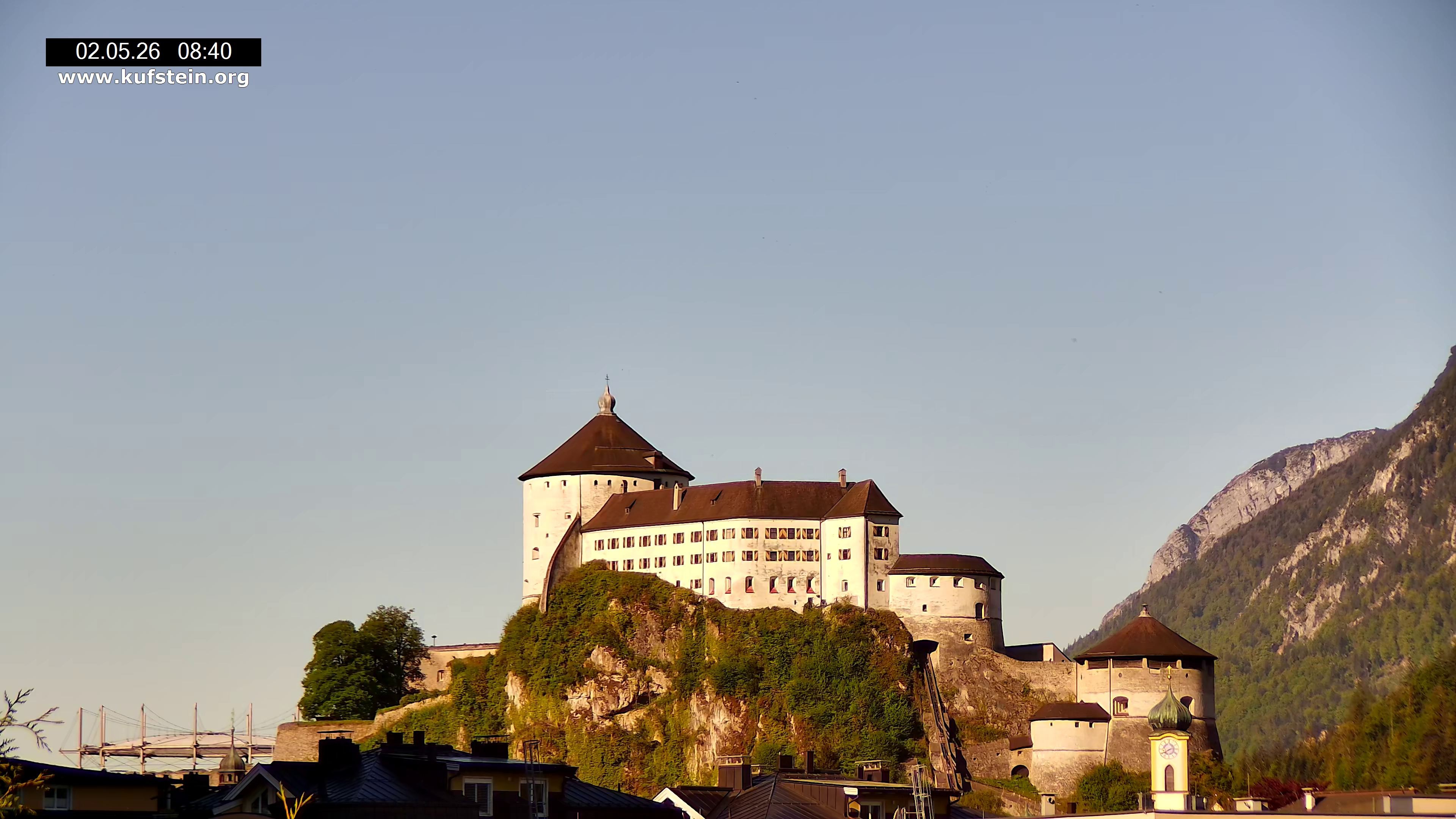 Archiv Foto Webcam Festung Kufstein