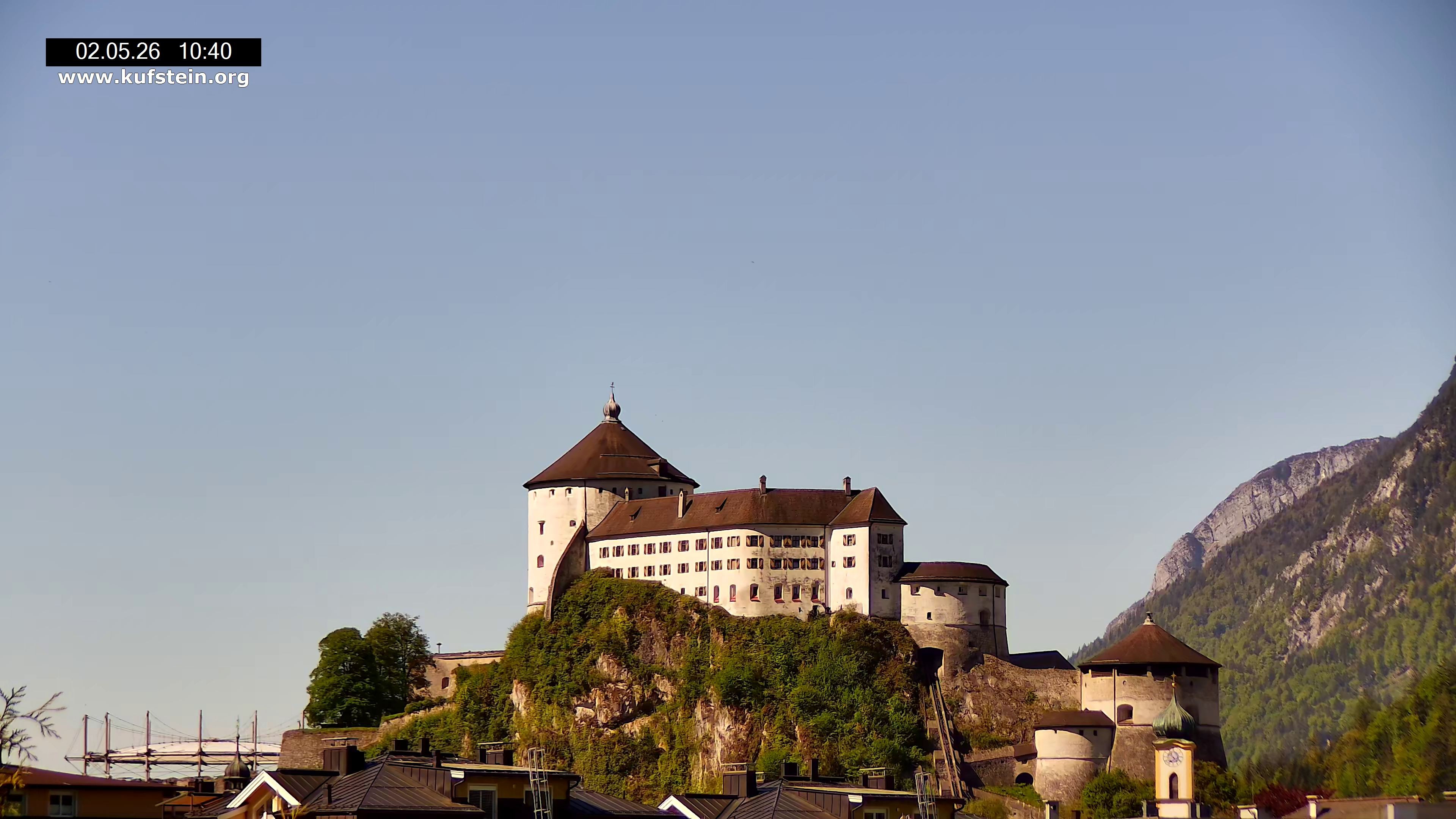 Archiv Foto Webcam Festung Kufstein