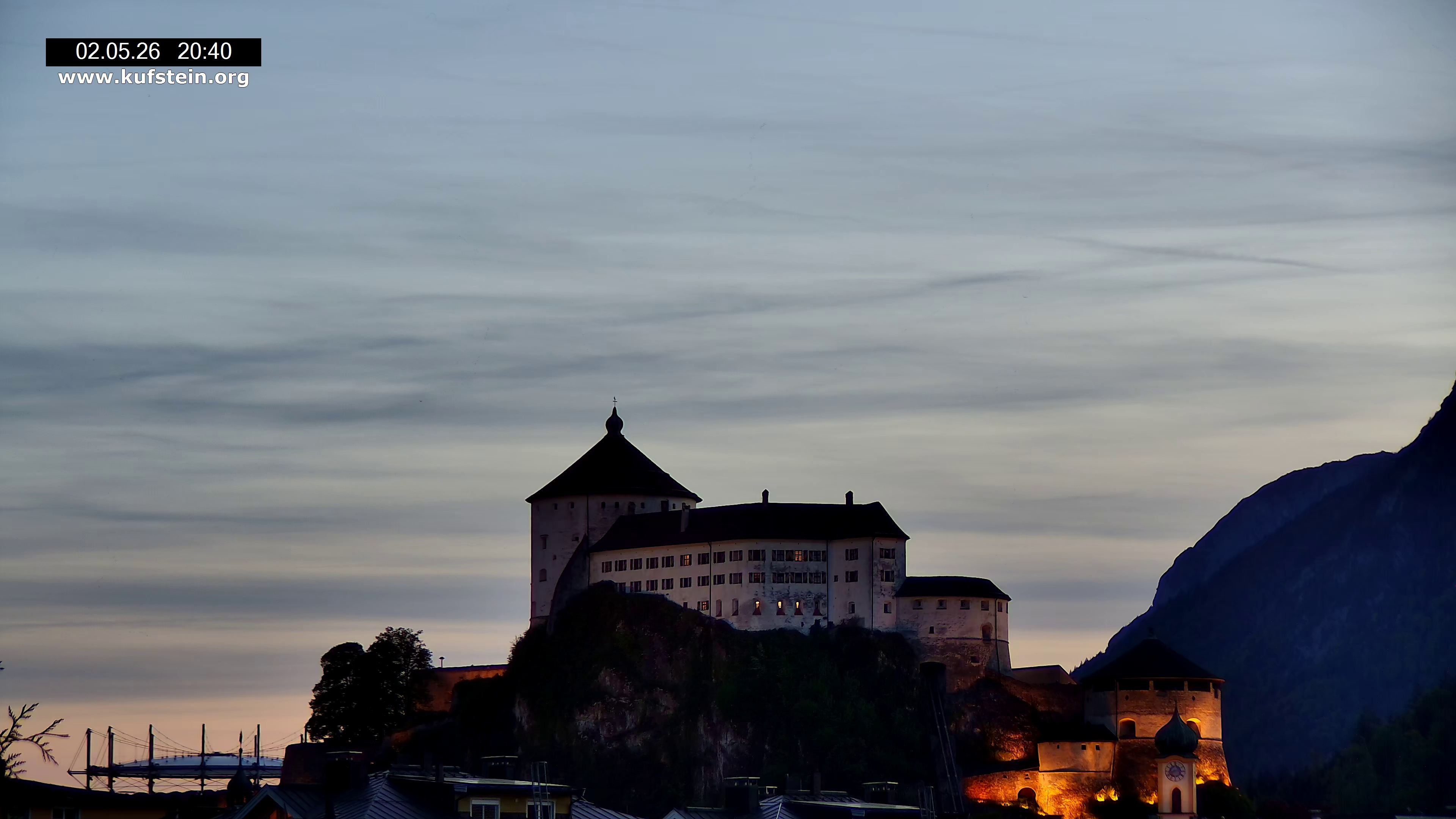 Archived image Webcam Kufstein Fortress