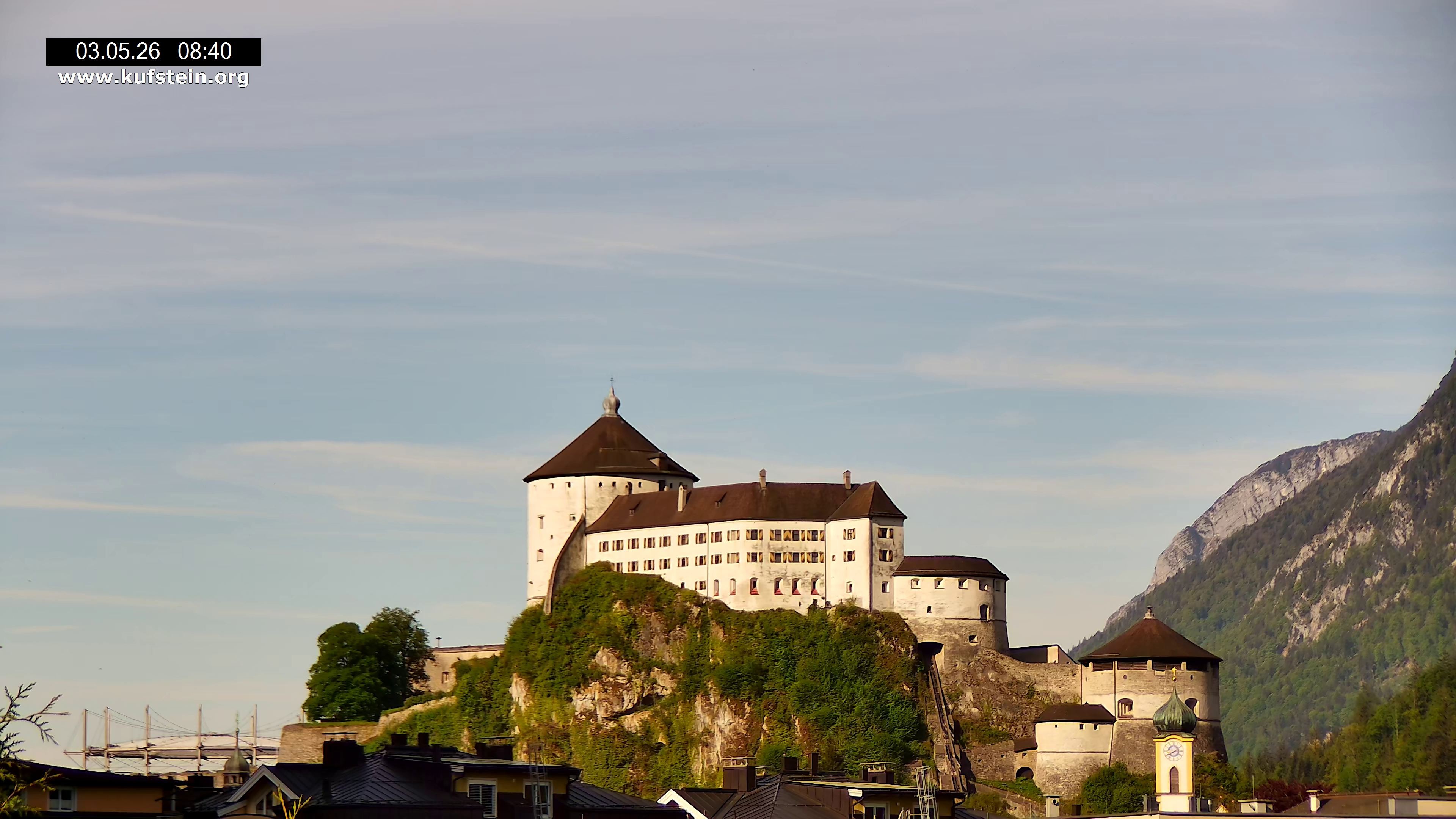 Archived image Webcam Kufstein Fortress