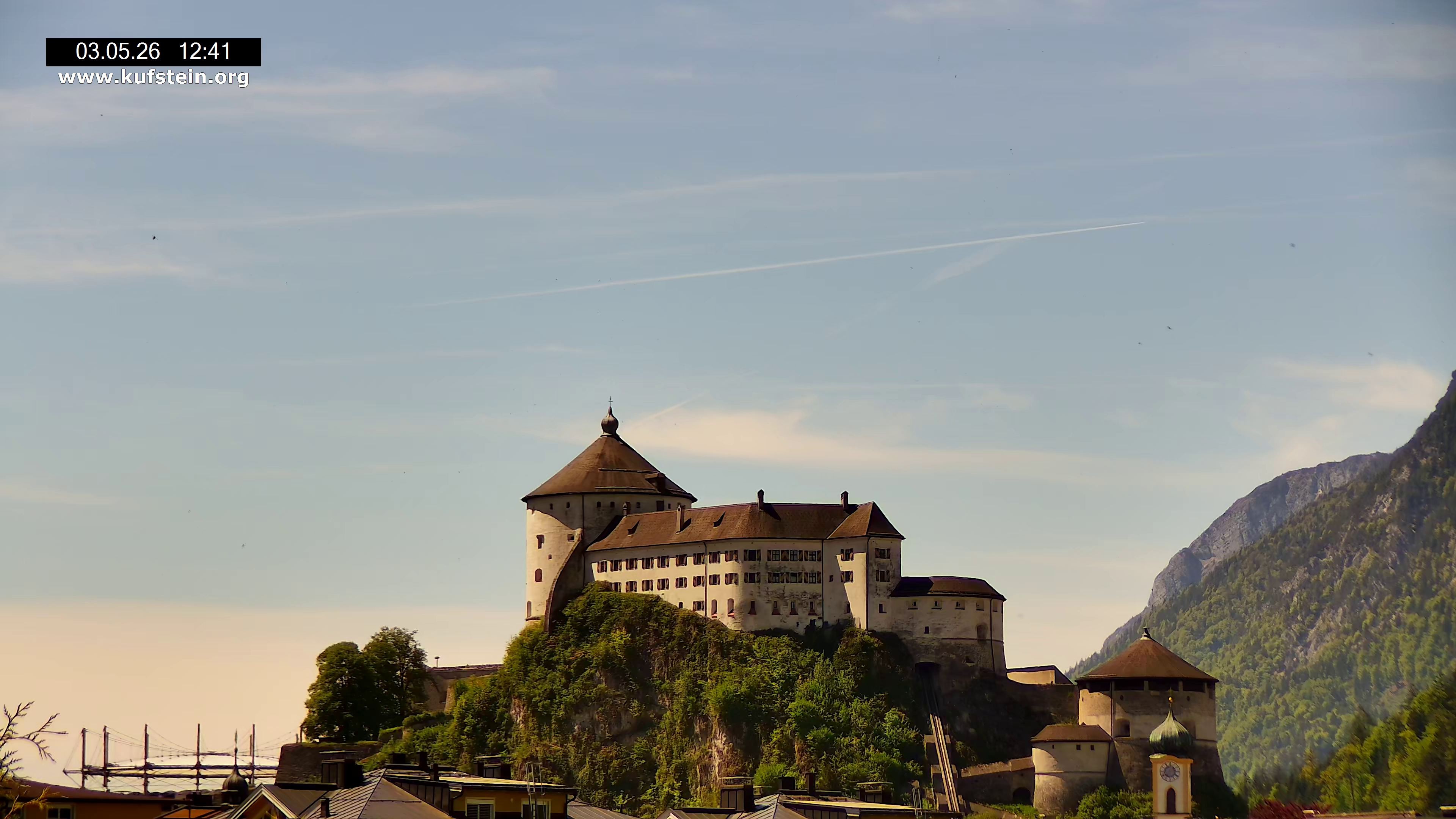 Archived image Webcam Kufstein Fortress