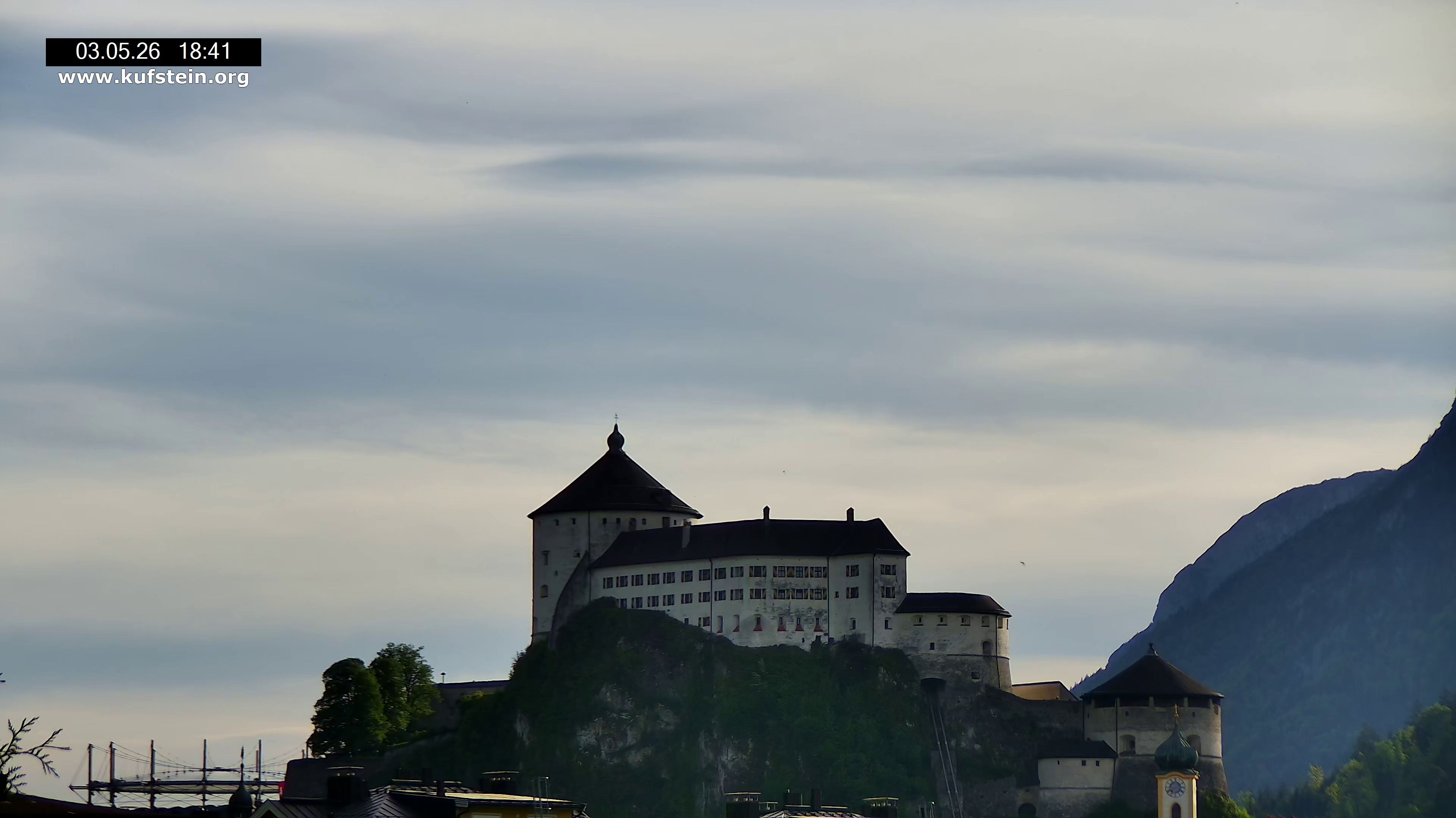 Archiv Foto Webcam Festung Kufstein