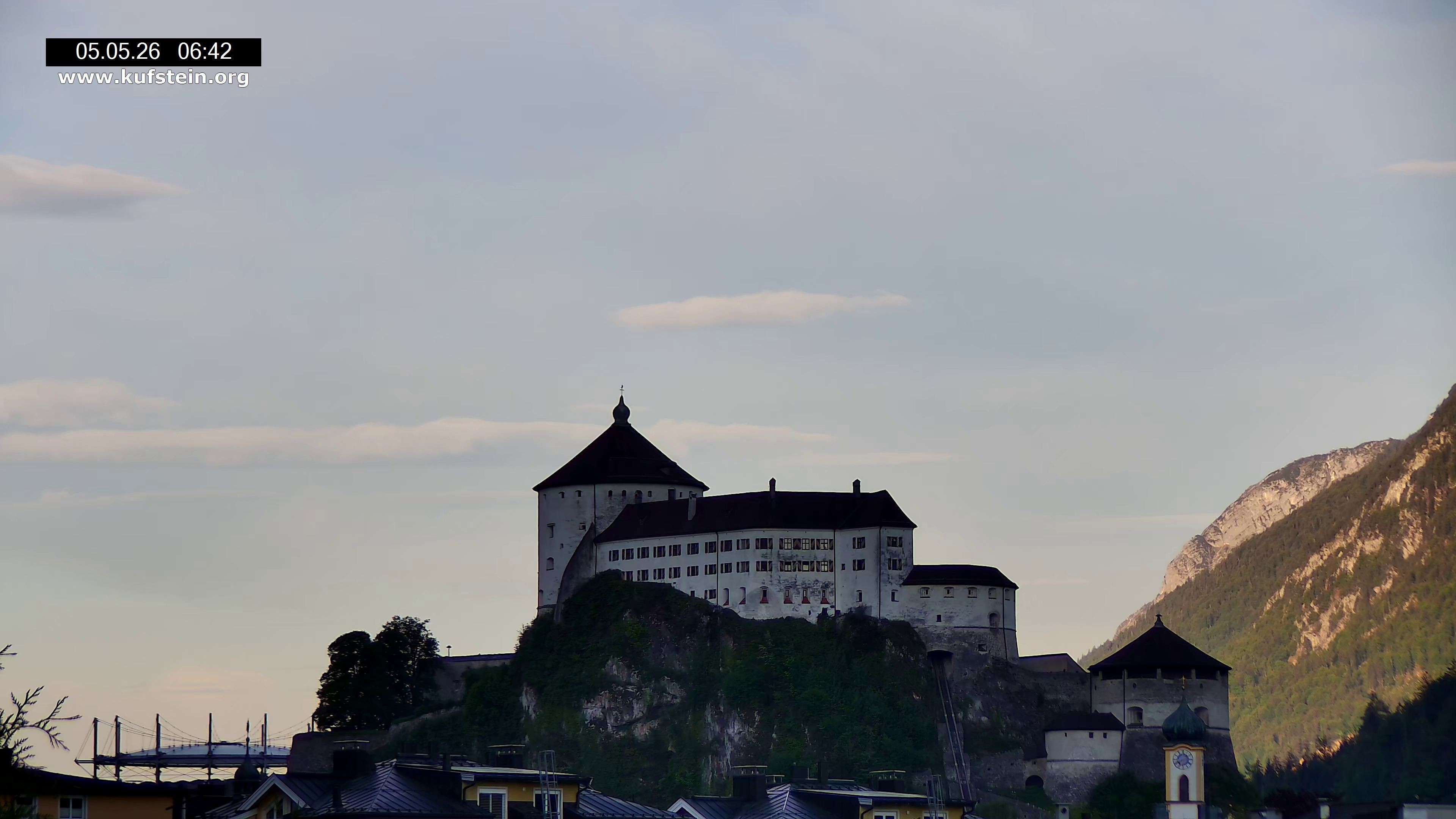 Archived image Webcam Kufstein Fortress
