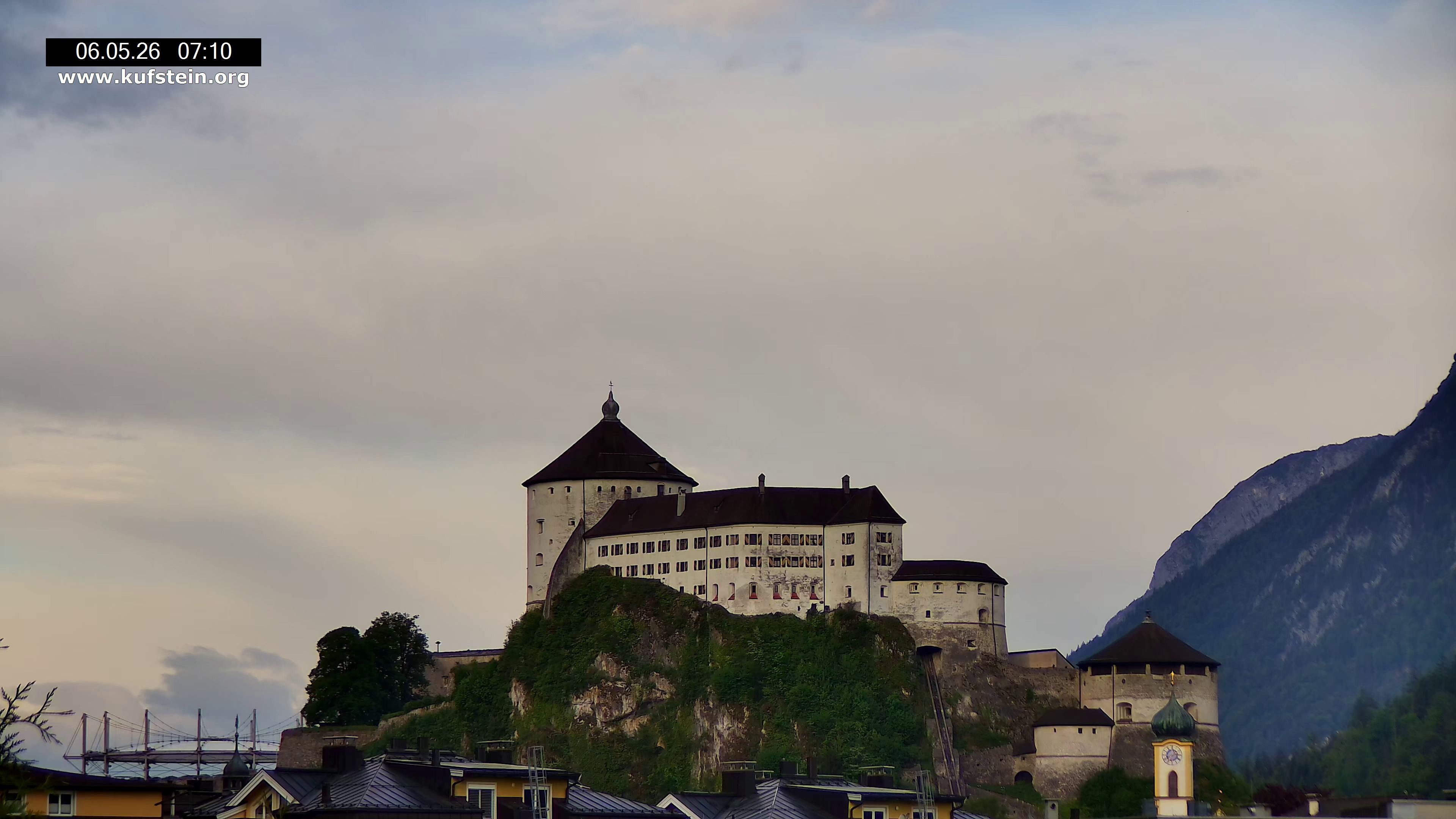 Archiv Foto Webcam Festung Kufstein